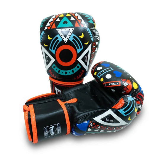 Twins Muay Thai Boxing Gloves - Aztec - FBGVL3-57
