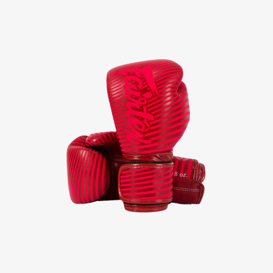 Fairtex Boxing Gloves - Red Minimalist BGV14