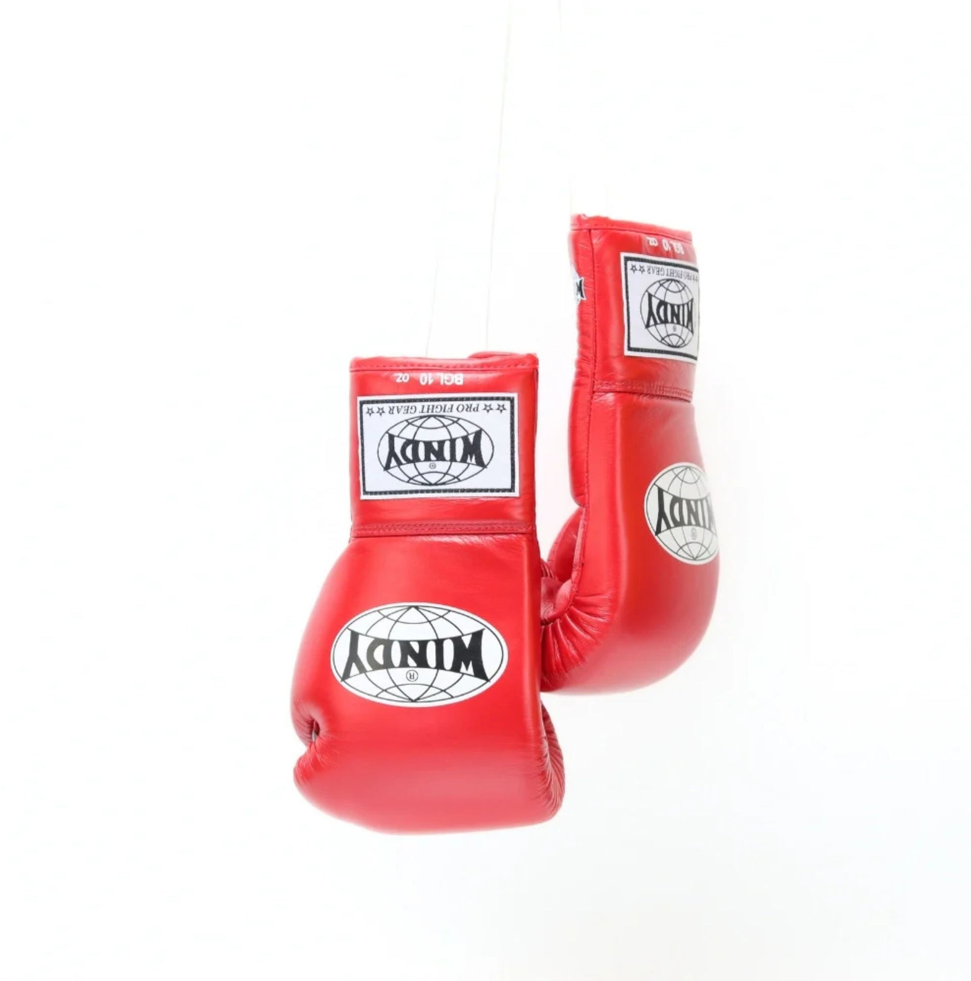 Windy Lace-Up Boxing Gloves BGL Red