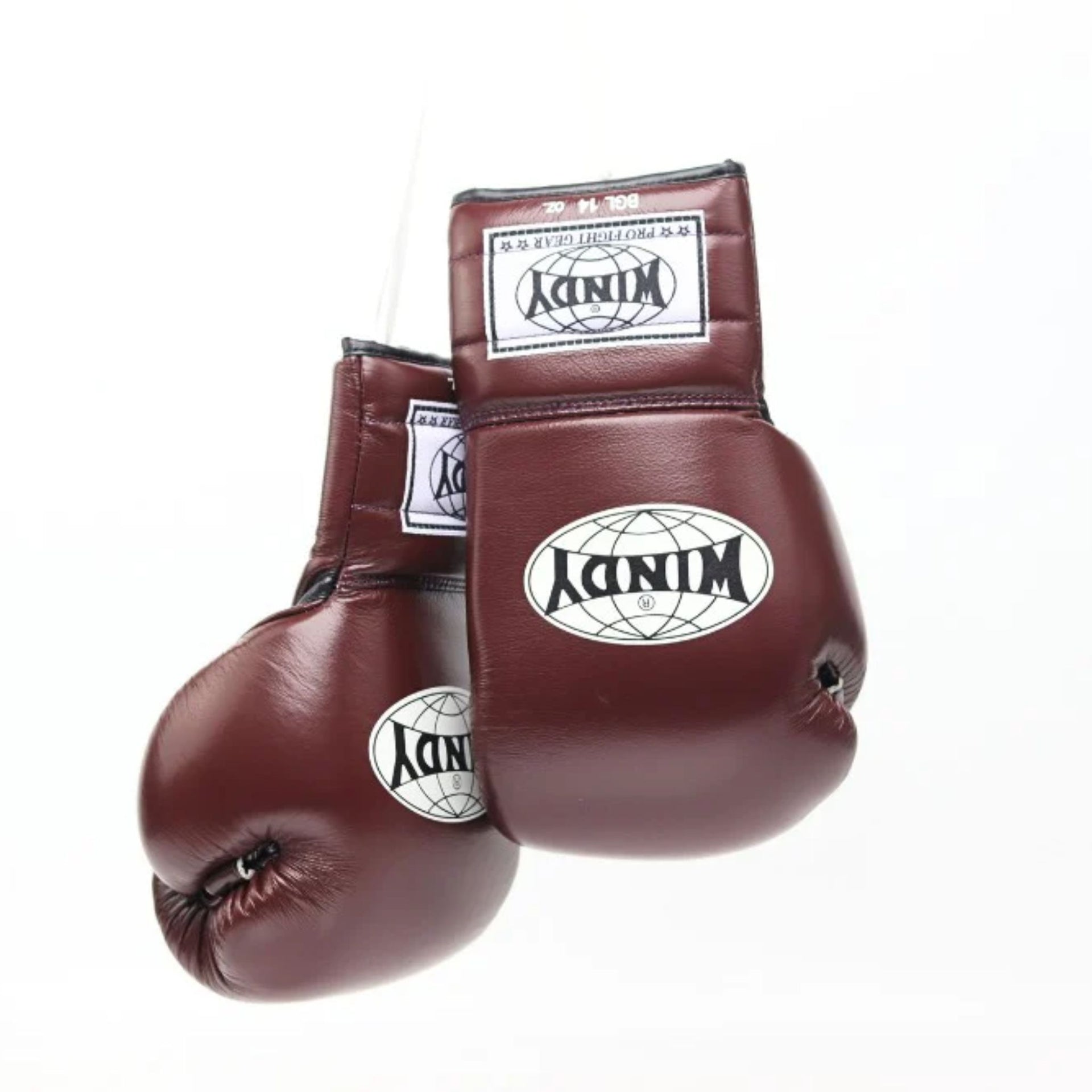 Windy Lace-Up Boxing Gloves BGL Maroon