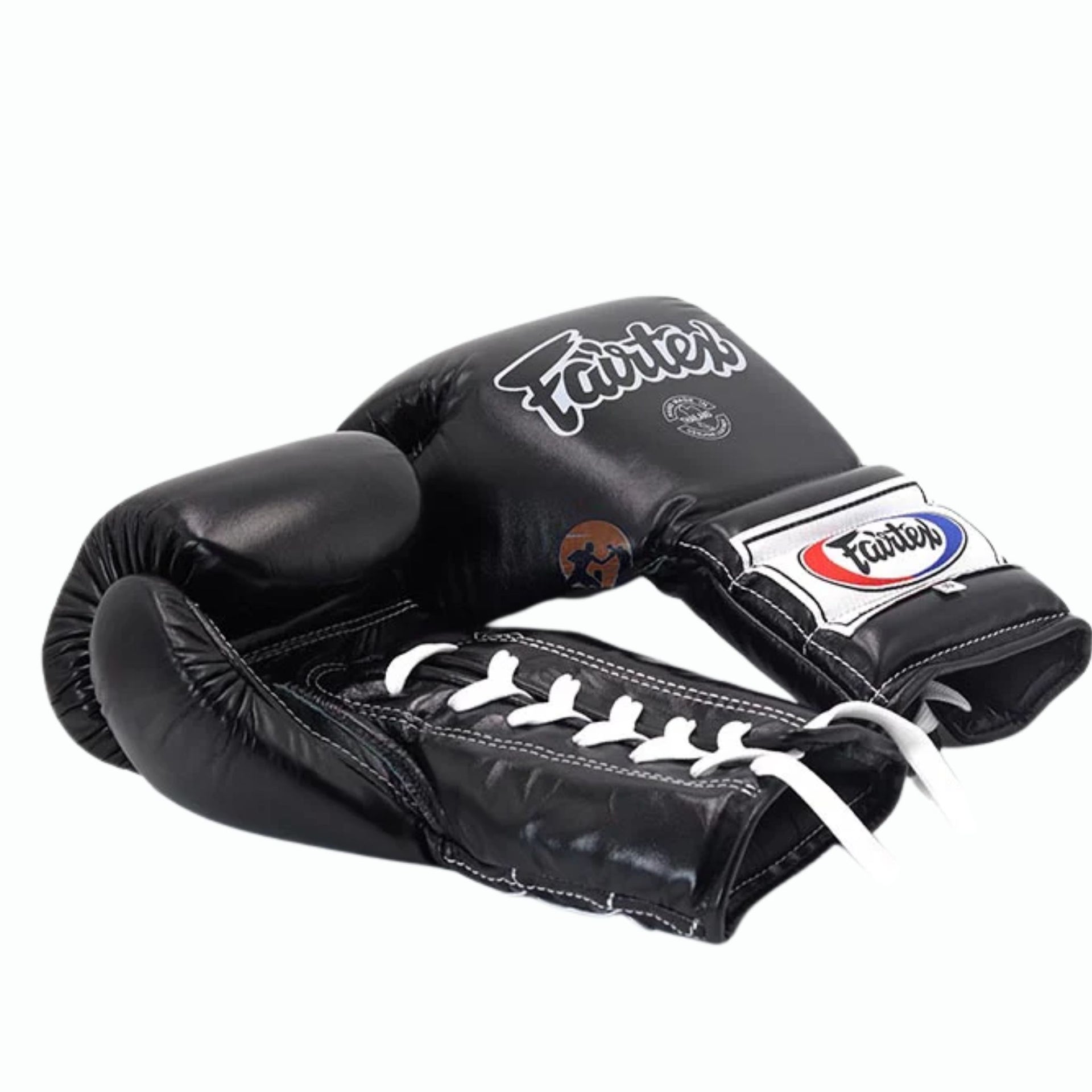 Fairtex Lace-Up Boxing Gloves BGL7 Black