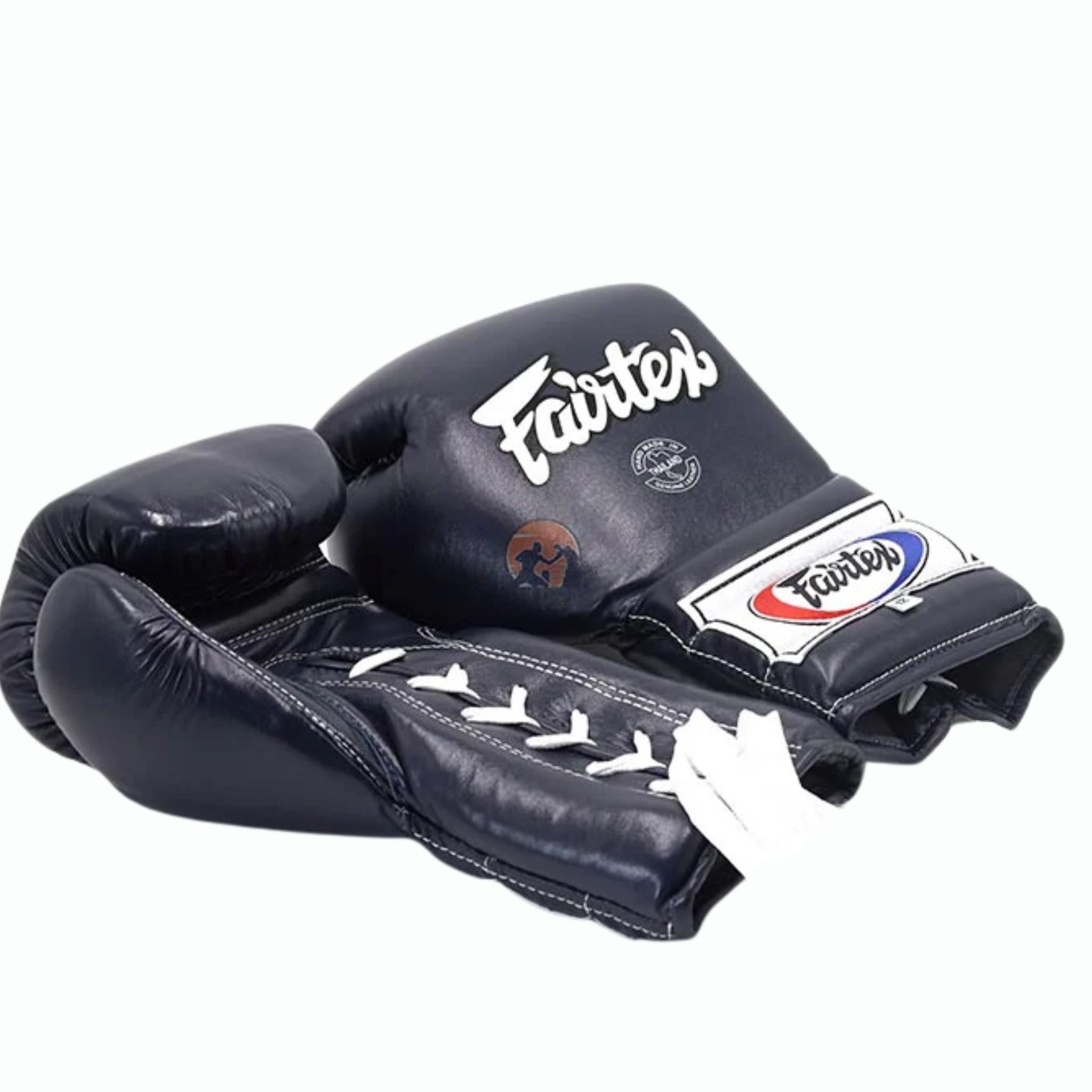Fairtex Lace-Up Boxing Gloves BGL7 Blue