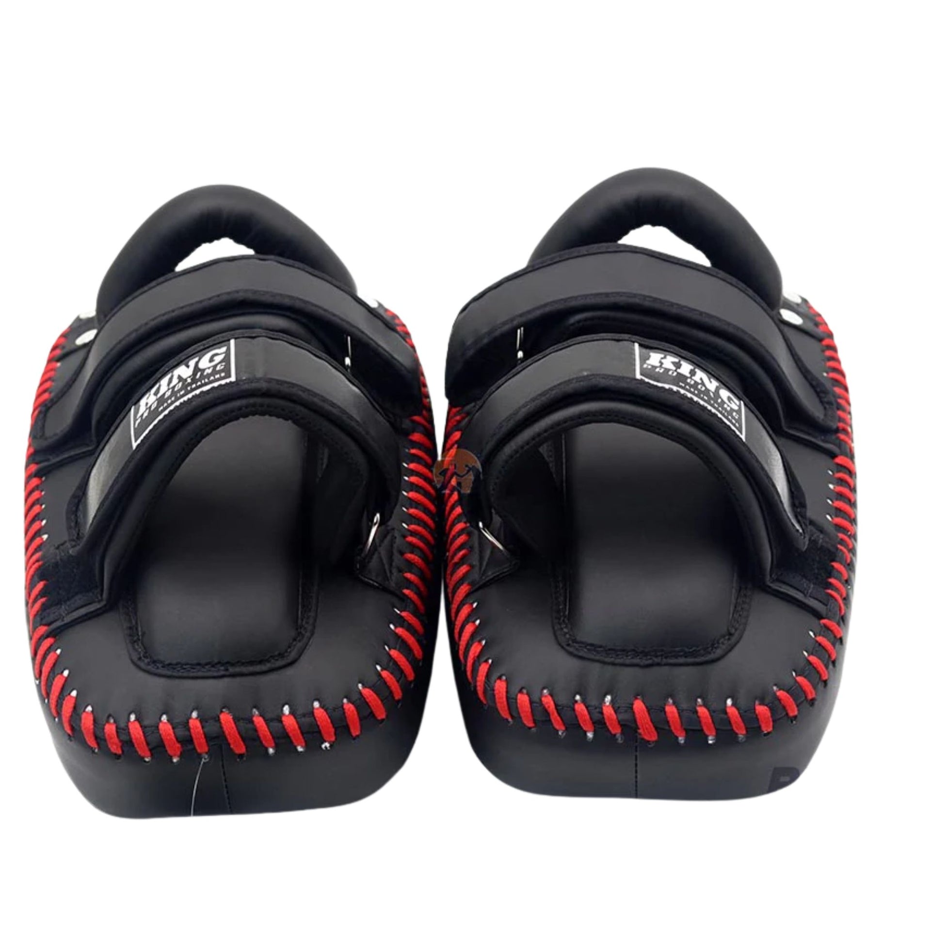 King Pro Kick Pads Double Straps Black
