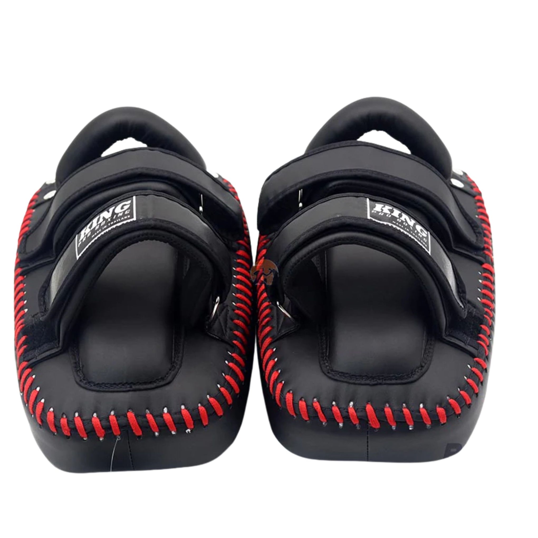 King Pro Kick Pads Double Straps Black