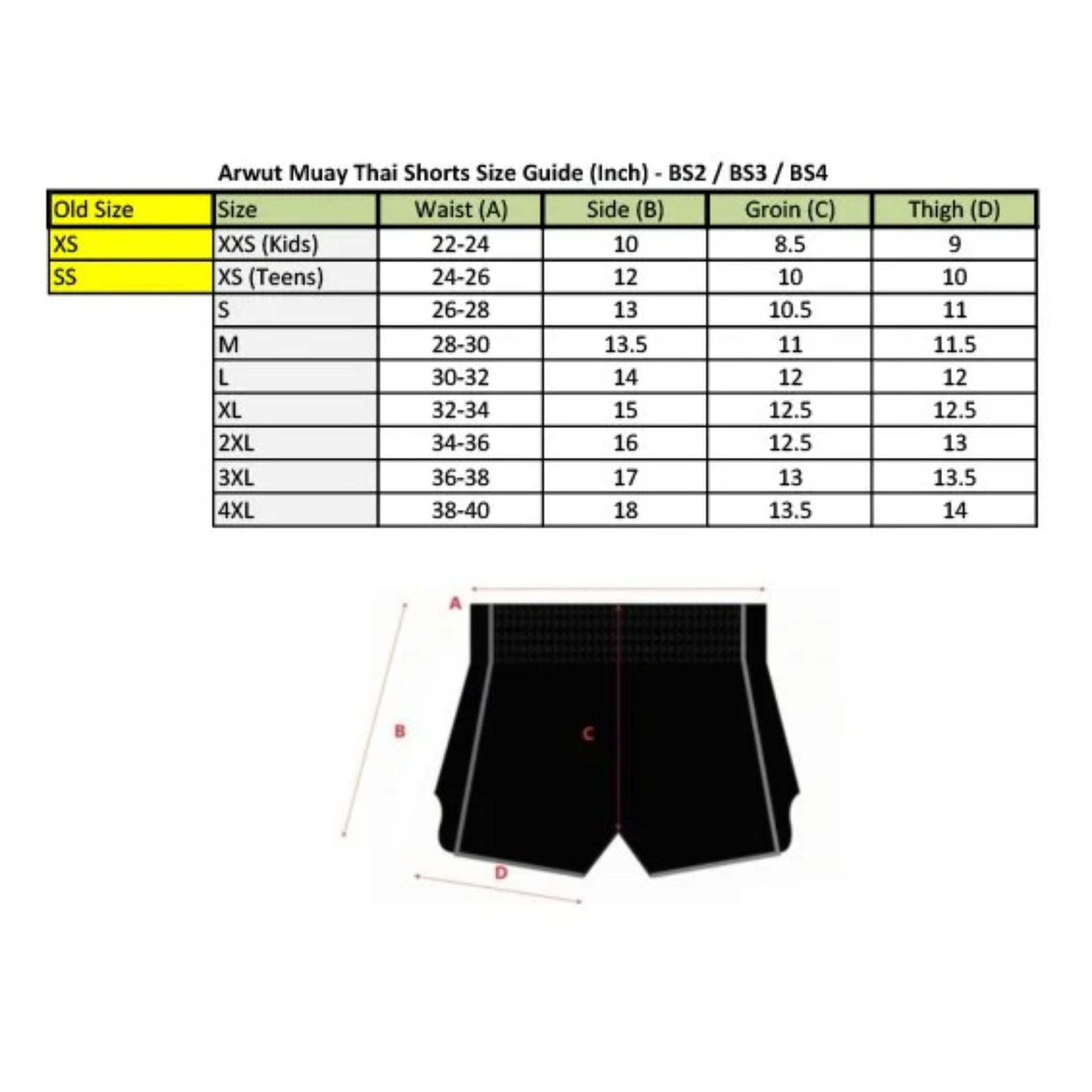 Arwut Muay Thai Shorts S002 Kinnaree Edition