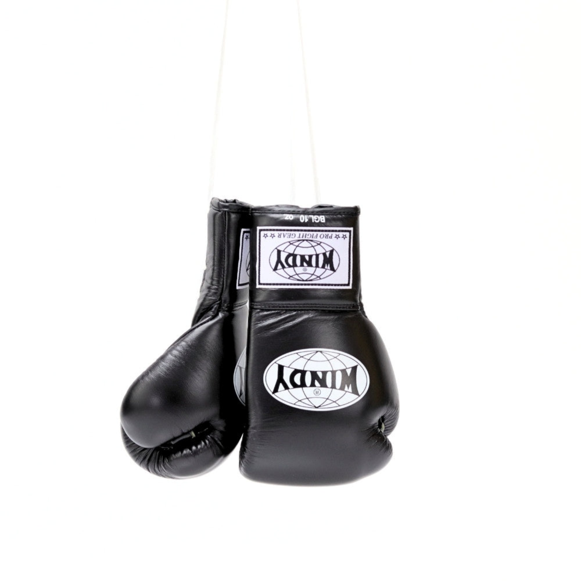 Windy Lace-Up Boxing Gloves BGL Black