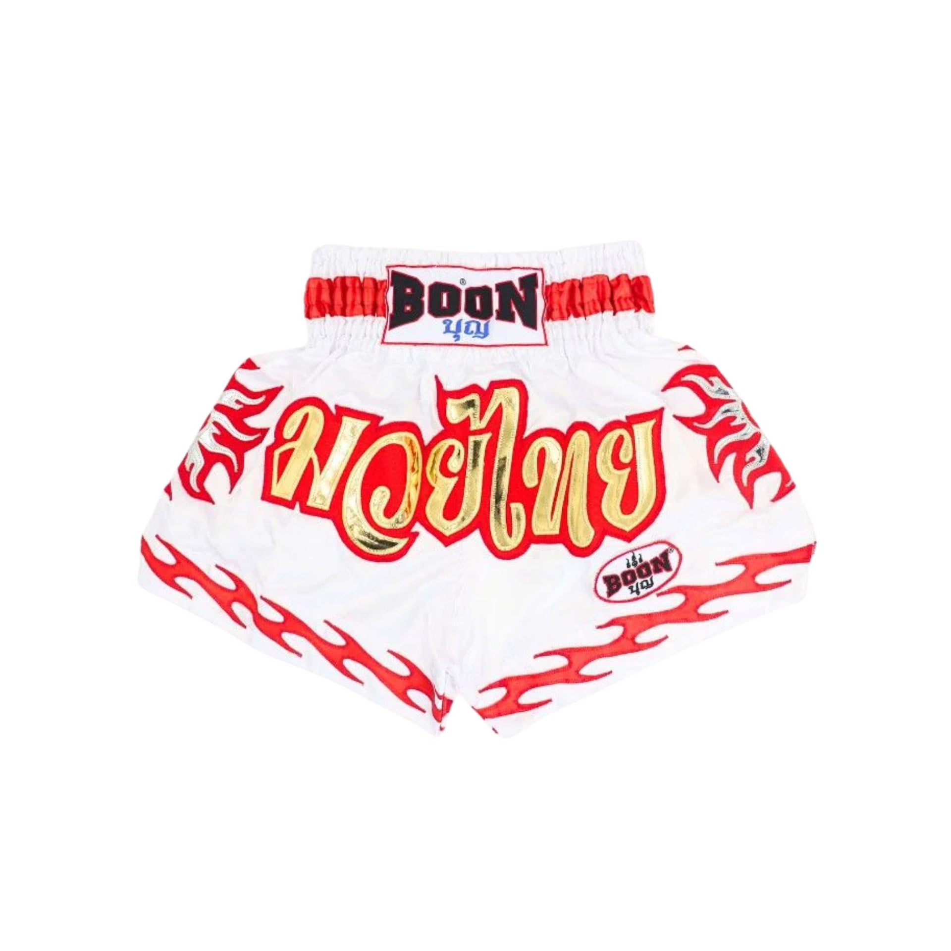 Boon Muay Thai Shorts MT27 White SUN