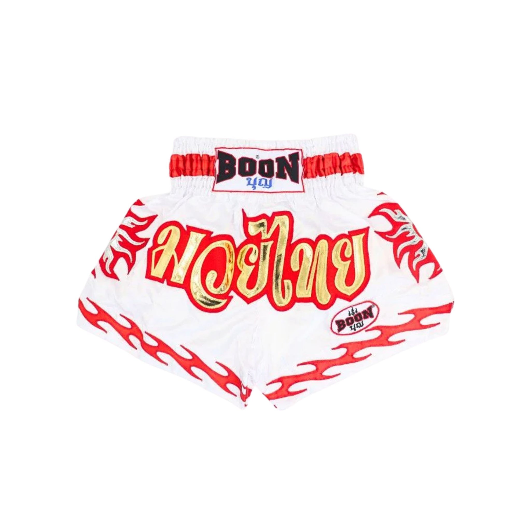 Boon Muay Thai Shorts MT27 White SUN
