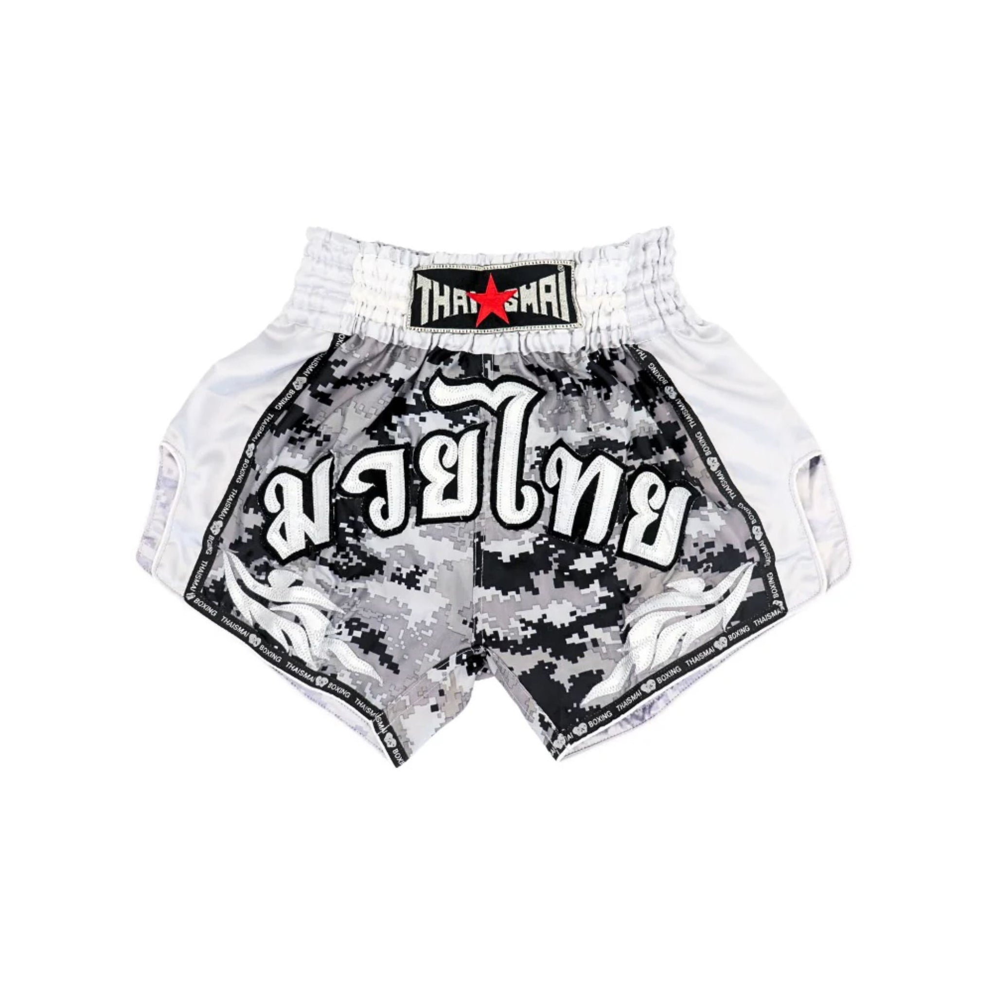Thaismai Muay Thai Shorts CAMO Grey