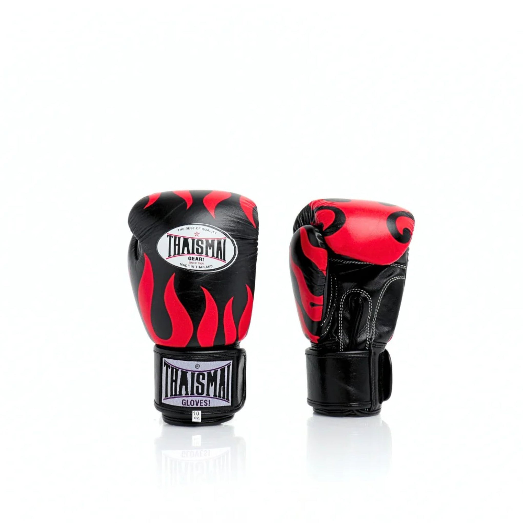Thaismai Boxing Gloves Flame Black/Red