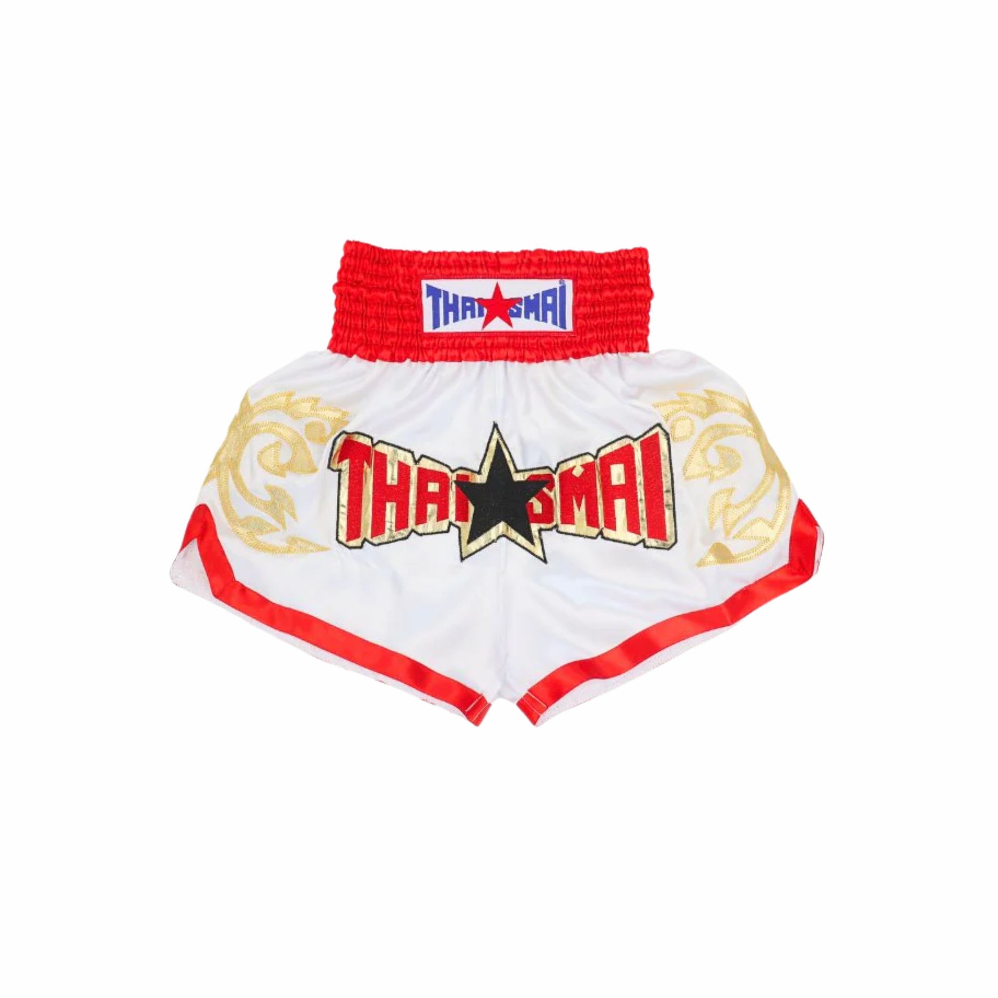 Thaismai Muay Thai Boxing Shorts Red Star
