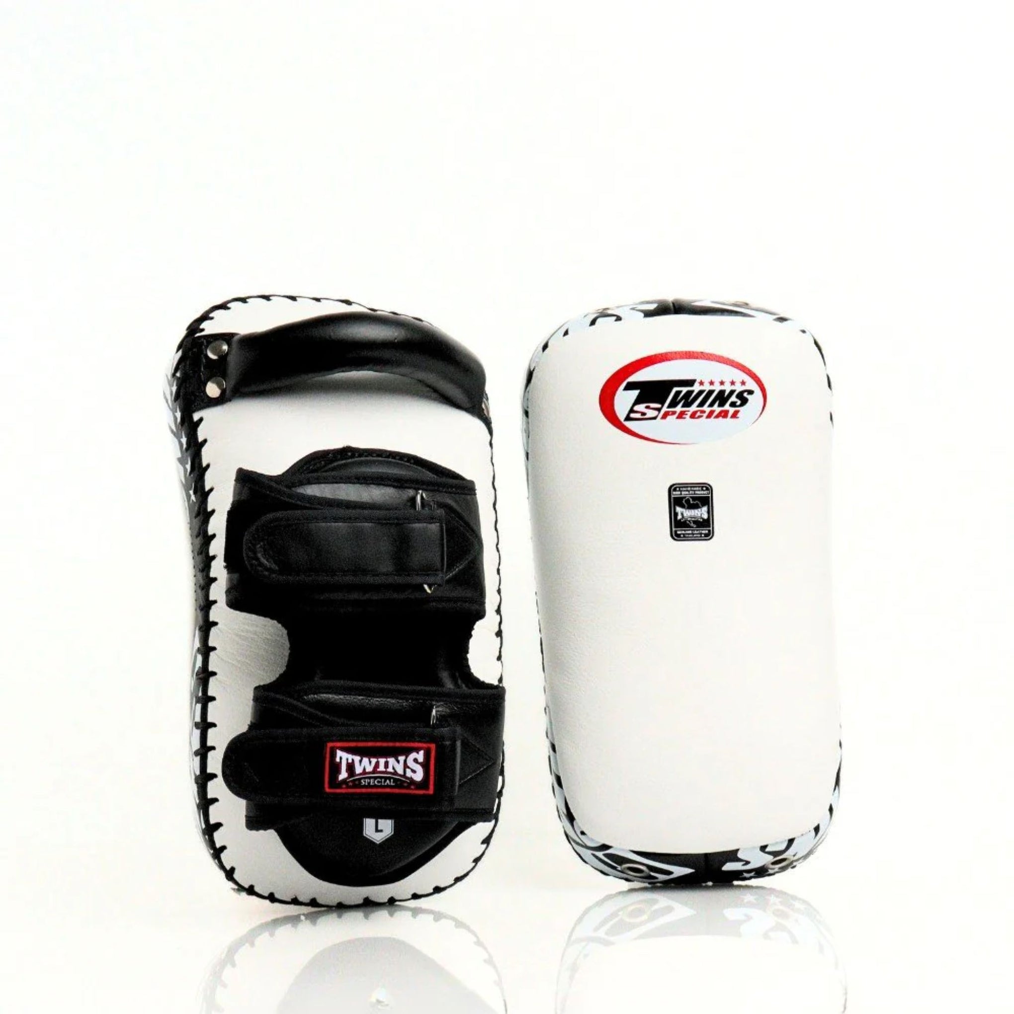 Twins Special Kick Pads KPL-12 White/Black
