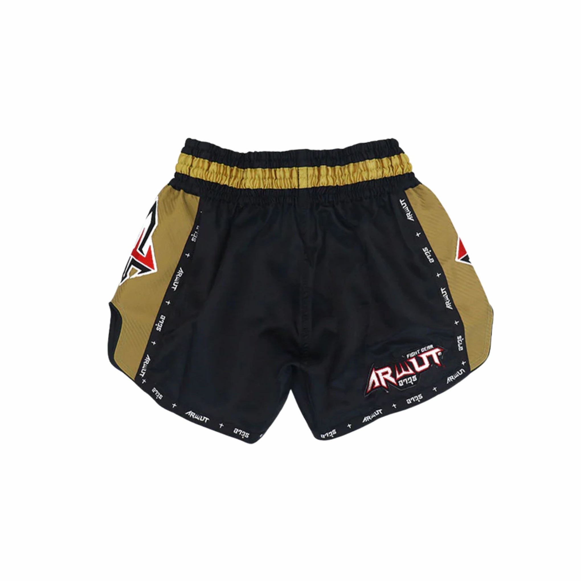 Arwut Muay Thai Shorts BS3 Carbon Edition Black / Gold