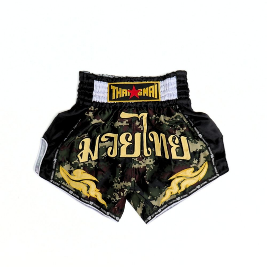 Thaismai Shorts Camo Green