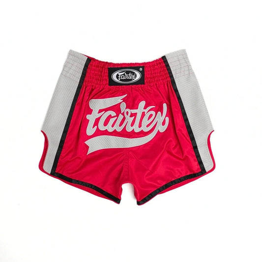 Fairtex Muay Thai Shorts BS1704 Red/White