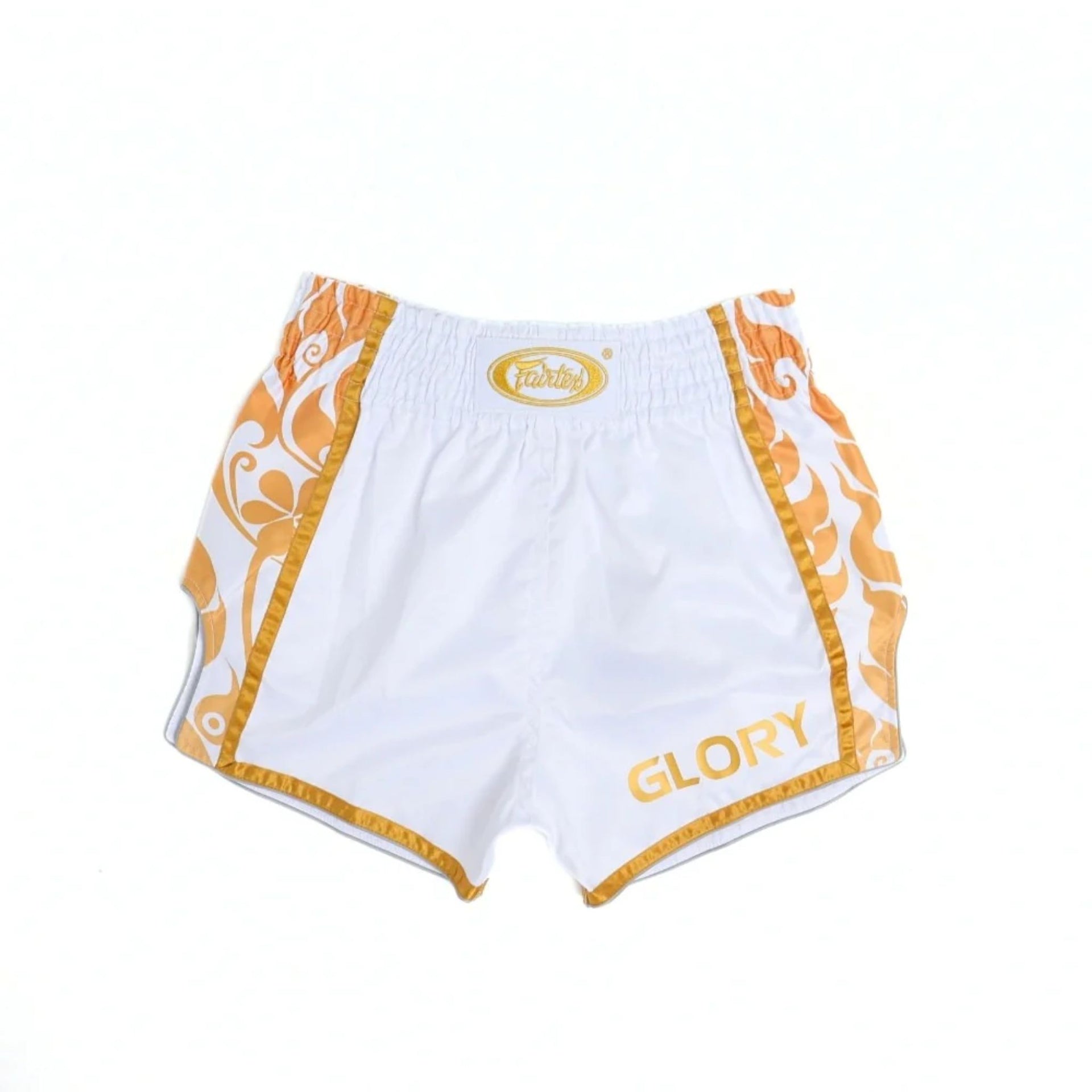 Fairtex GLORY Shorts White/Gold