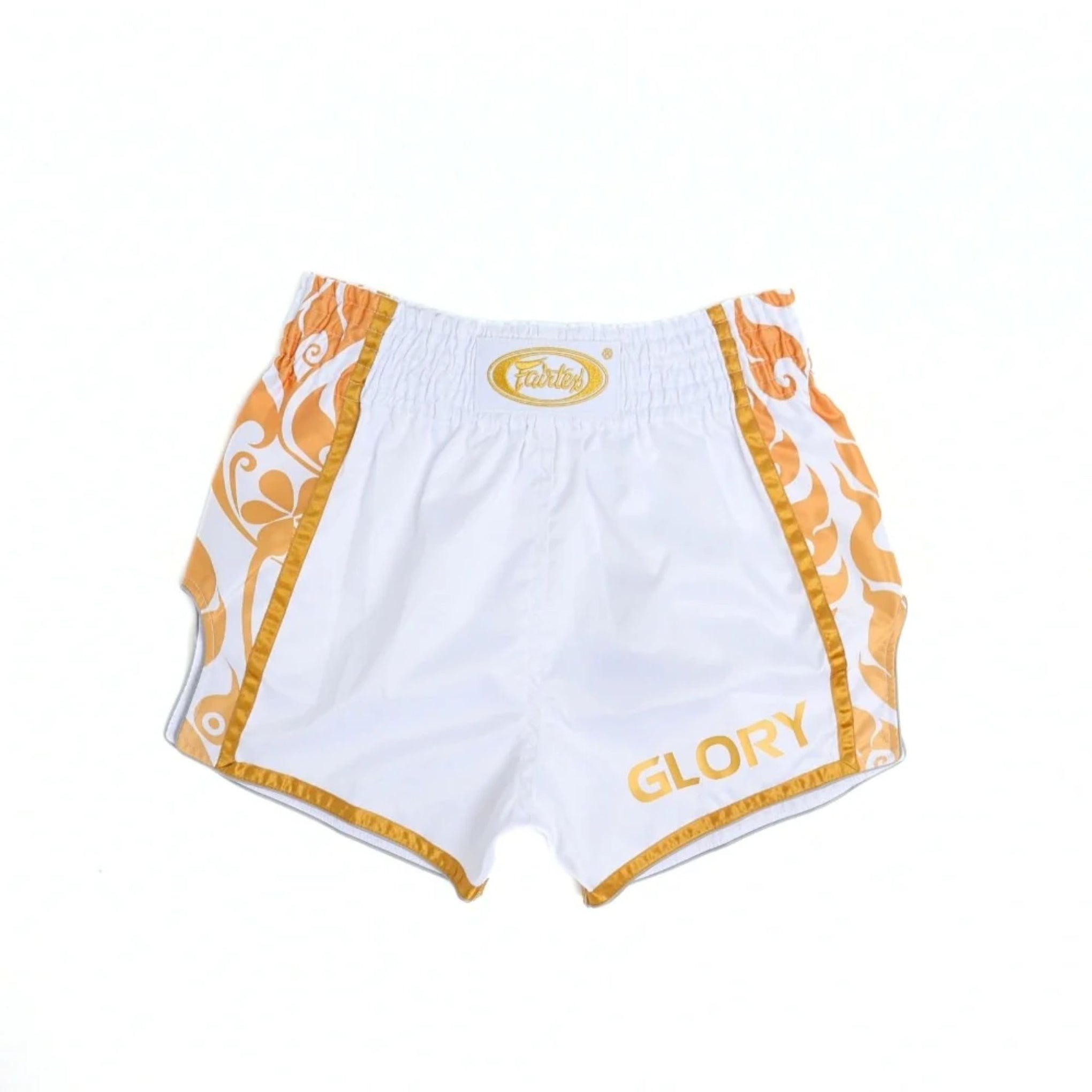 Fairtex GLORY Shorts White/Gold
