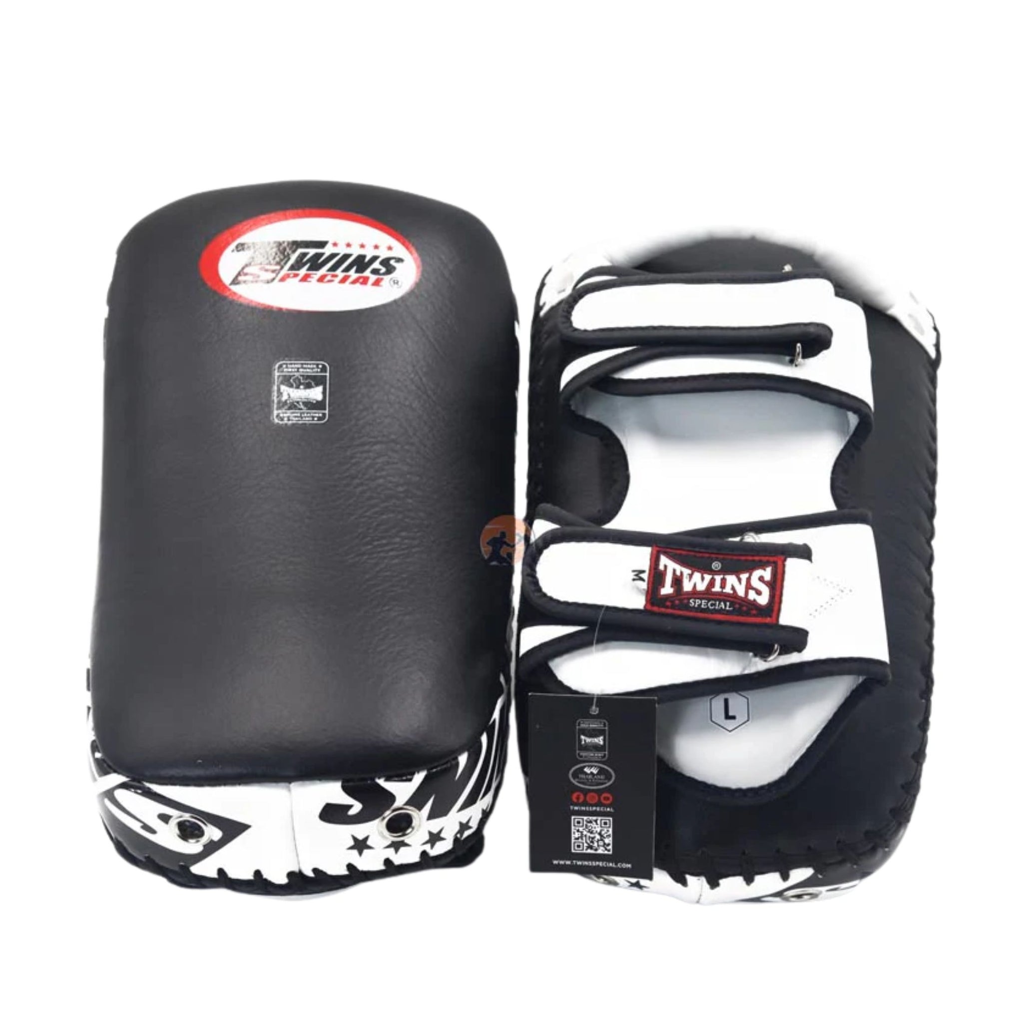 Twins Special Kick Pads KPL-12 Black/White
