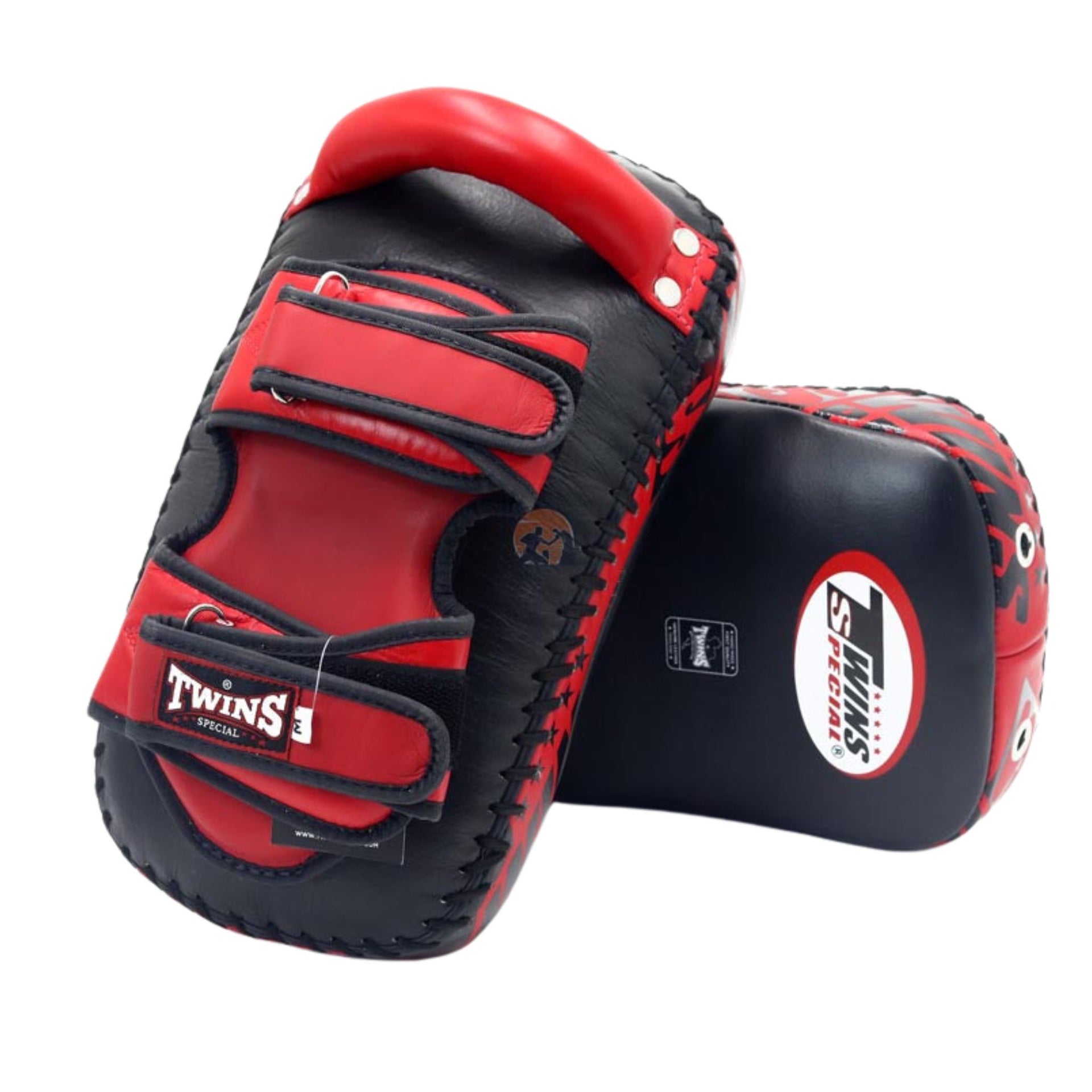 Twins Special Kick Pads KPL-12 Black/Red