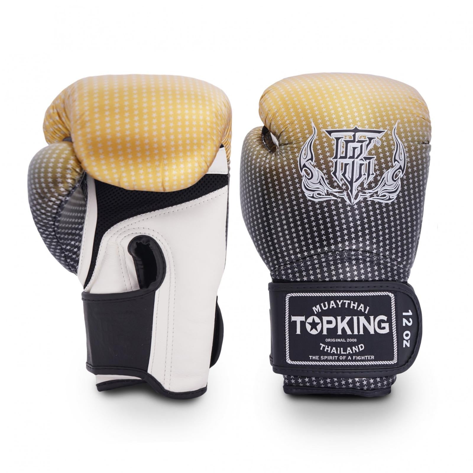 Top King Boxing Gloves – Super Star Gold                         TKBGSS01