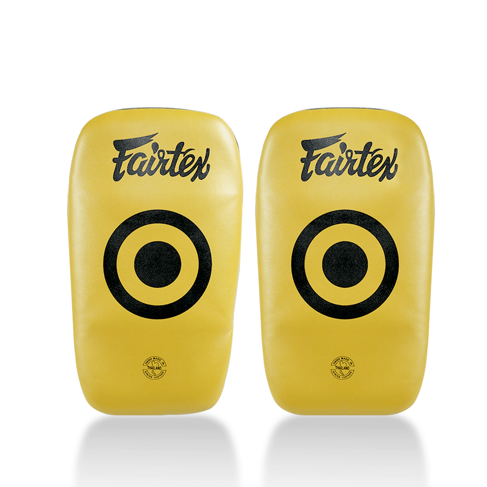 Fairtex Microfibre Single Strap Pads - KPLC6 - Gold
