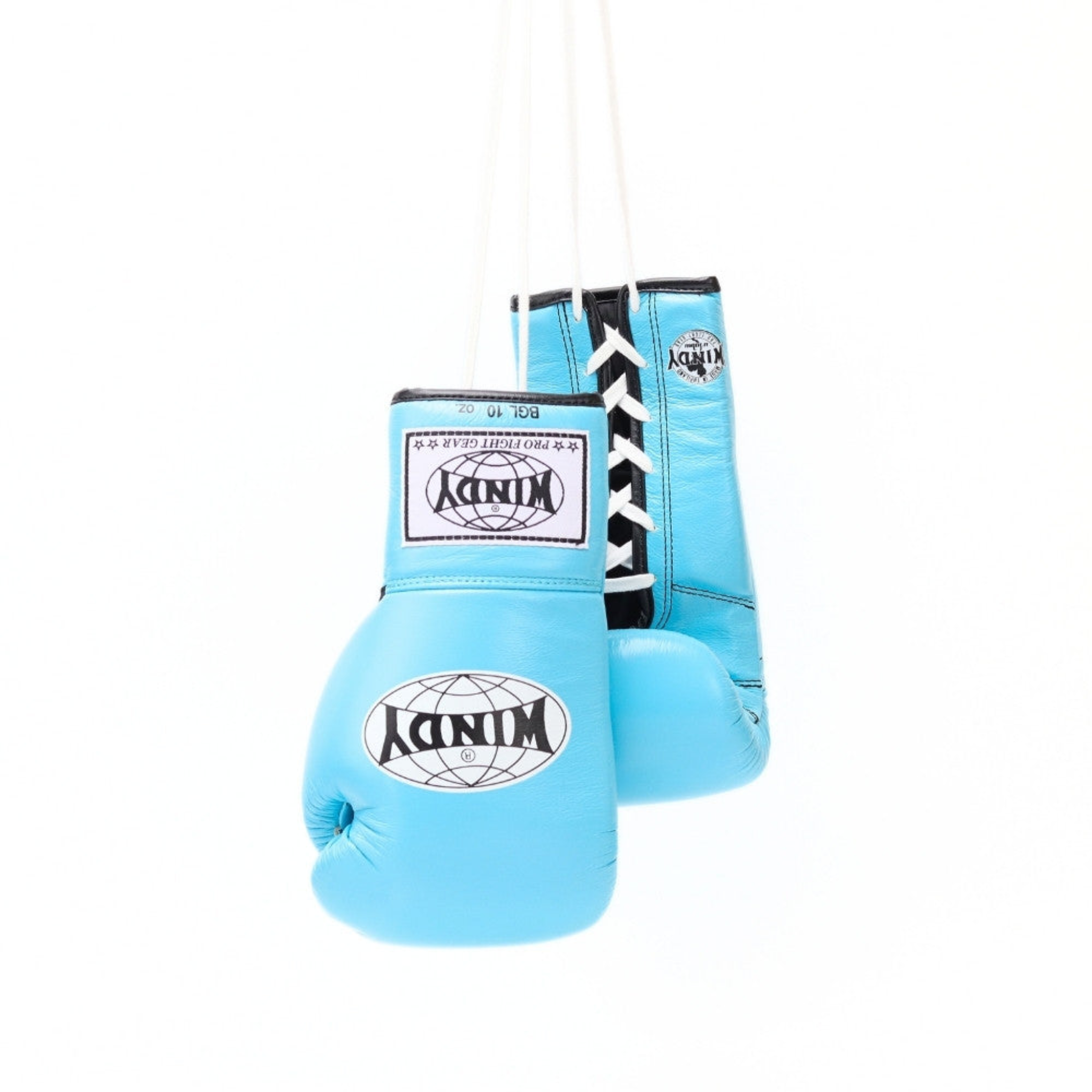 Windy Lace-Up Boxing Gloves BGL Light Blue
