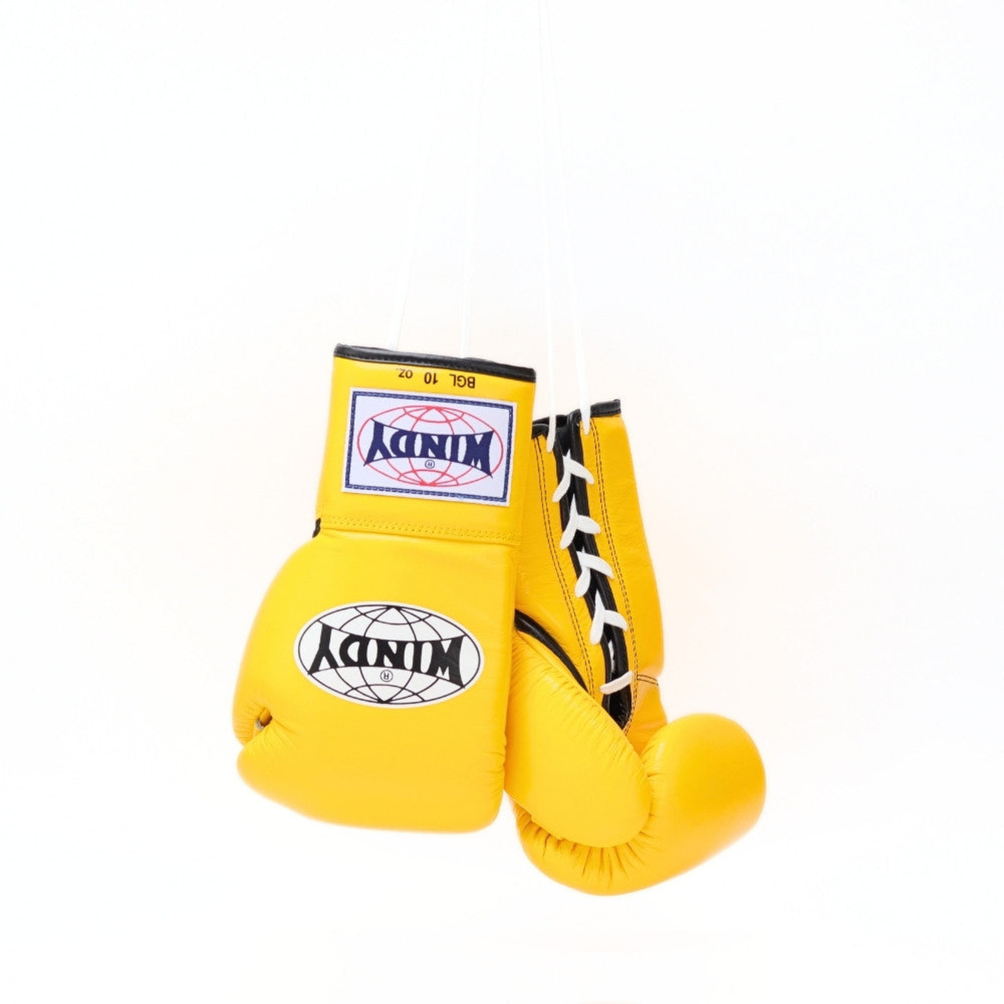 Windy Lace-Up Boxing Gloves BGL Yellow