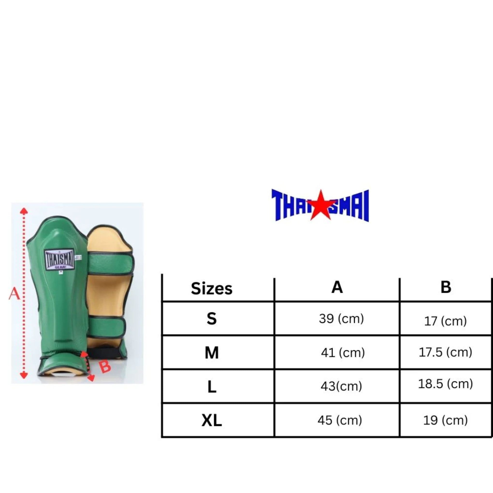 Thaismai Shin Guards Red