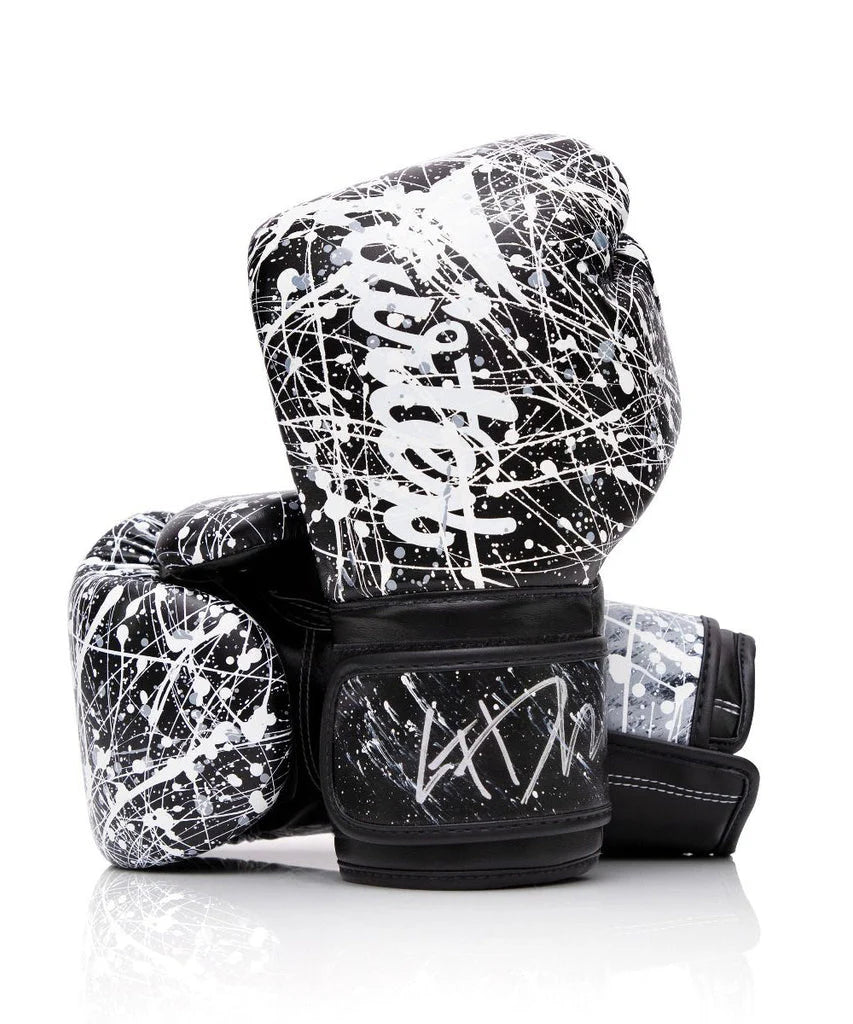 FAIRTEX Microfibres Gloves - Art Collections - Black/ White Painter BGV14