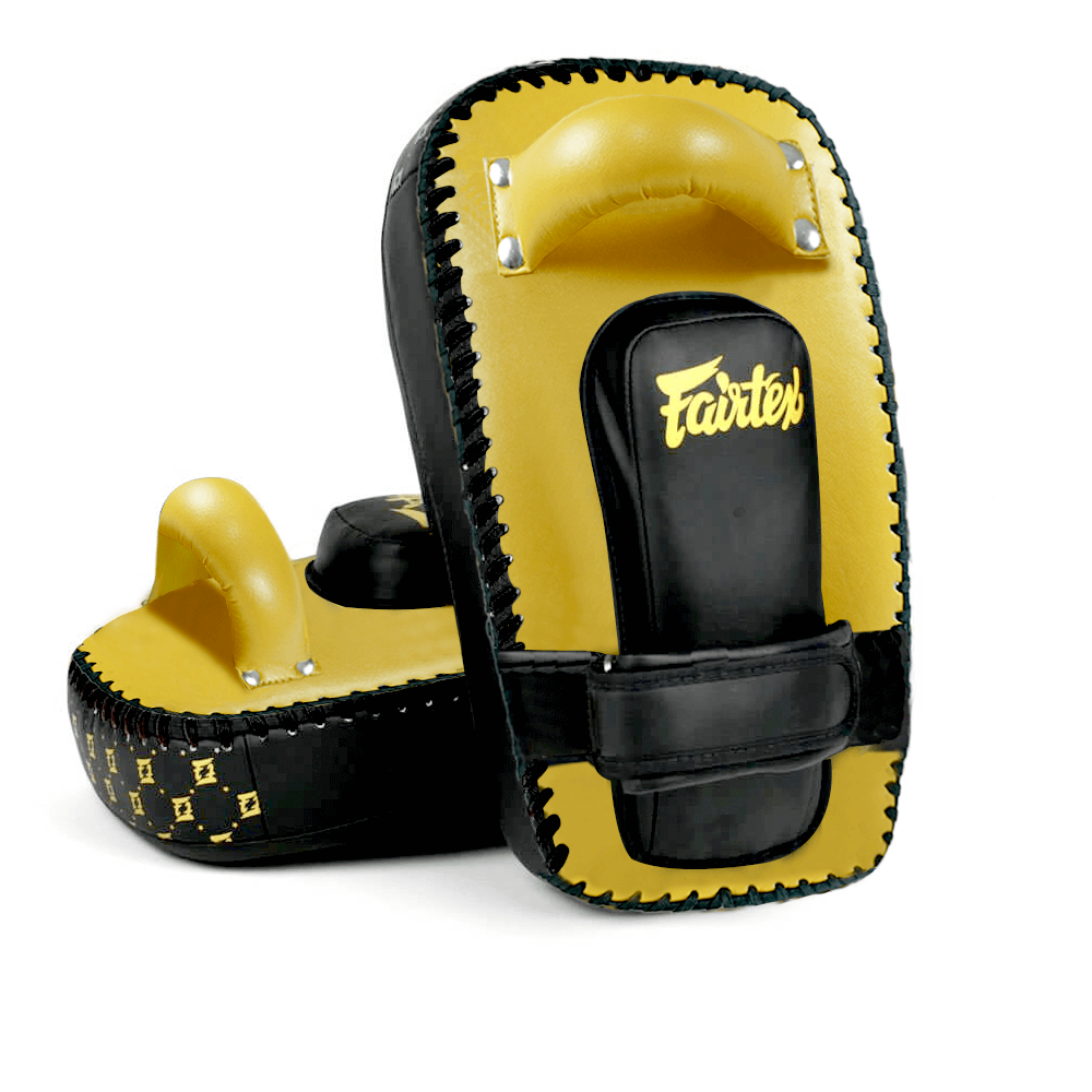 Fairtex Microfibre Single Strap Pads - KPLC6 - Gold