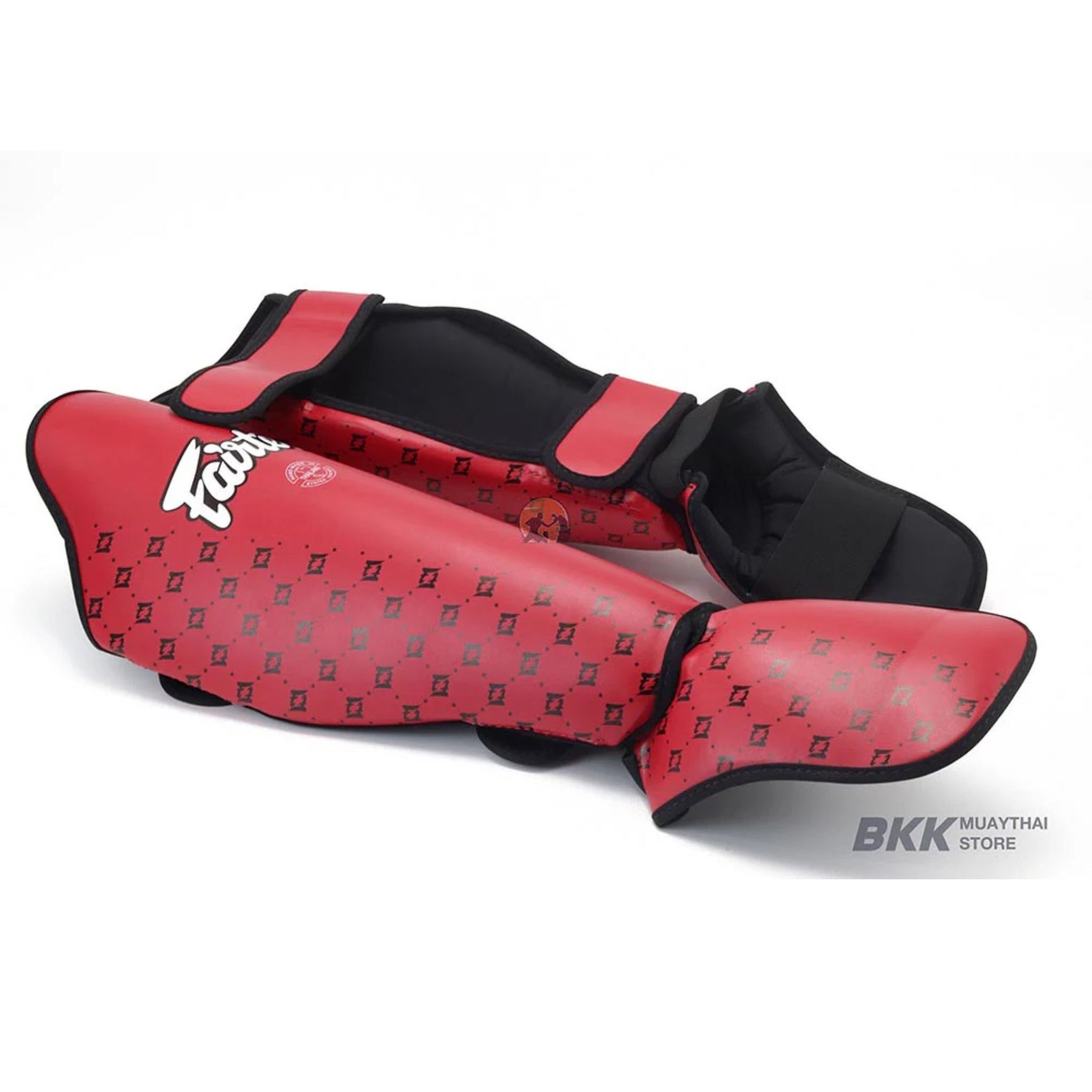 Fairtex Competition Shin Guards SP5 Red