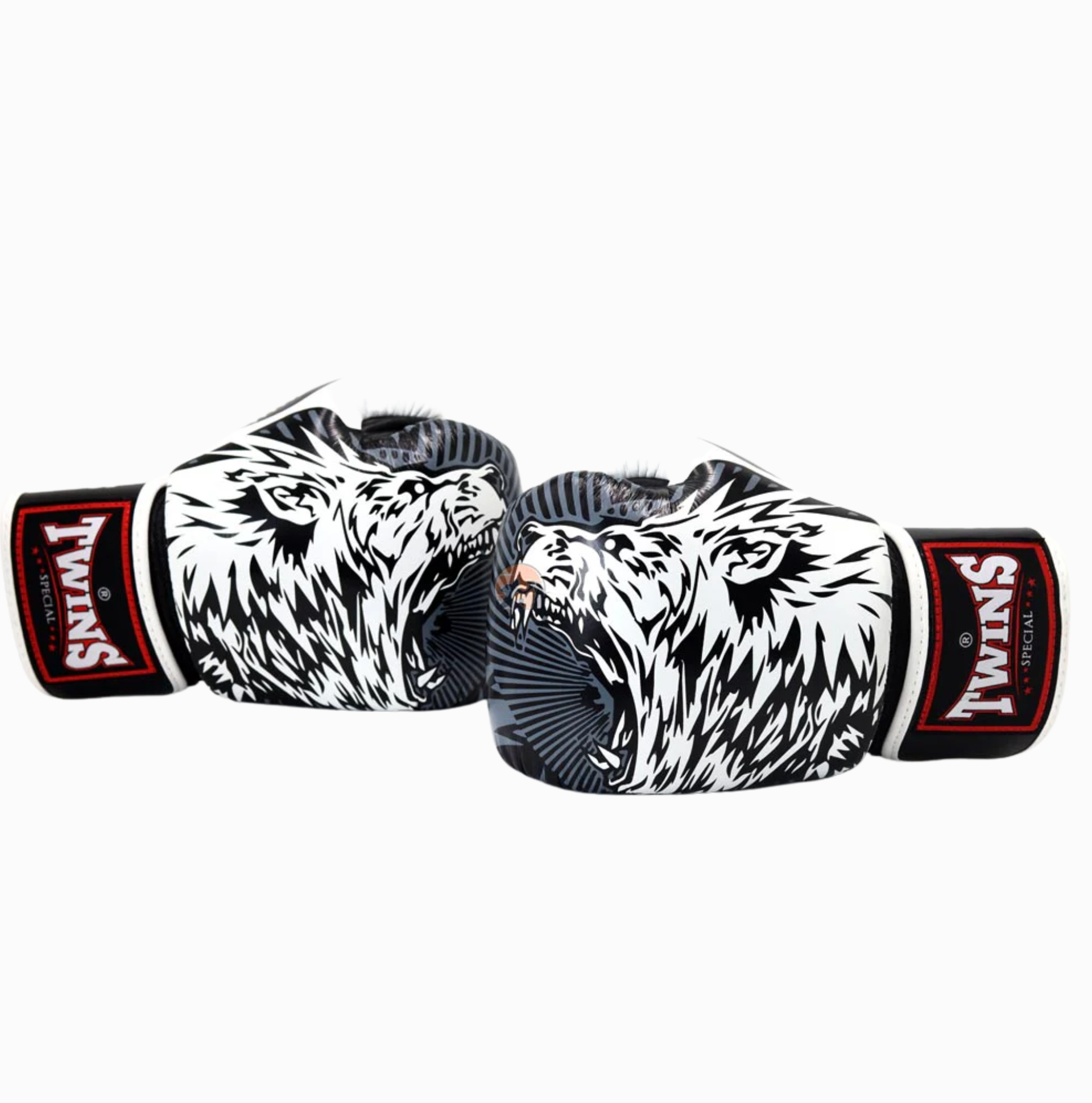 Twins Special Boxing Gloves FBGV-50 Wolf White/Black