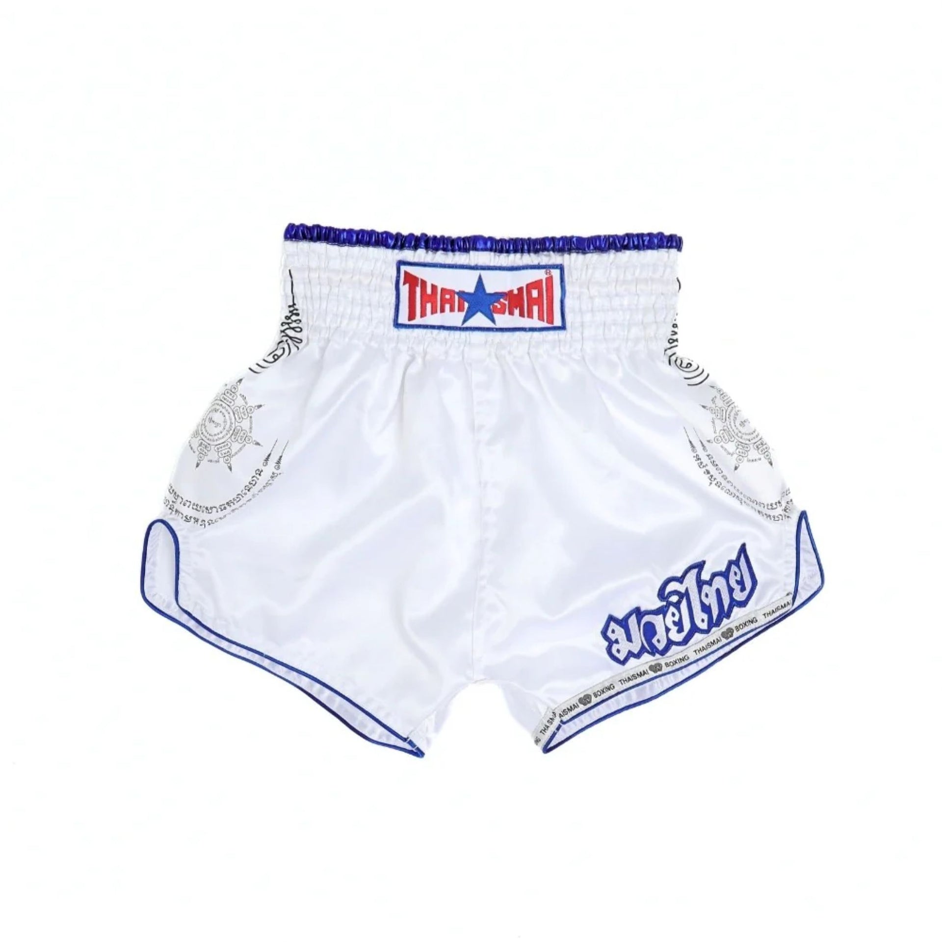 Thaismai Shorts Sak Yant White