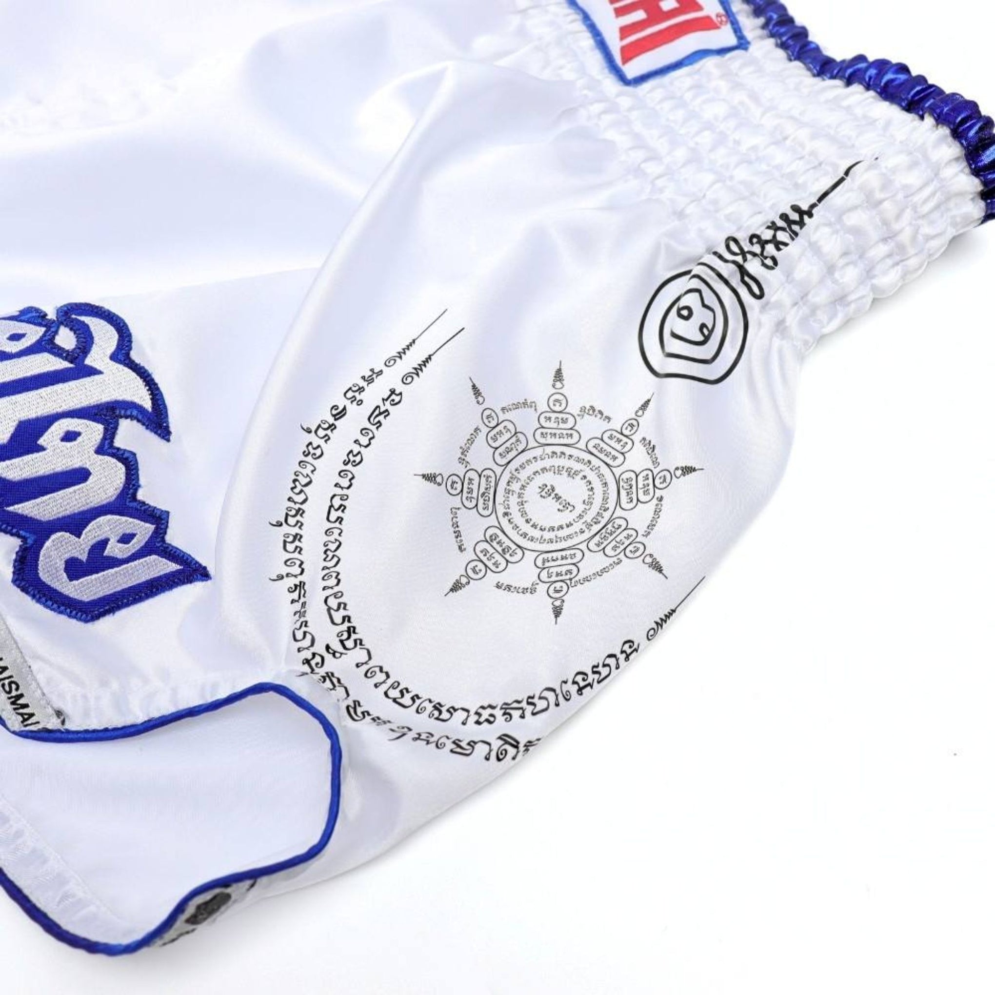 Thaismai Shorts Sak Yant White