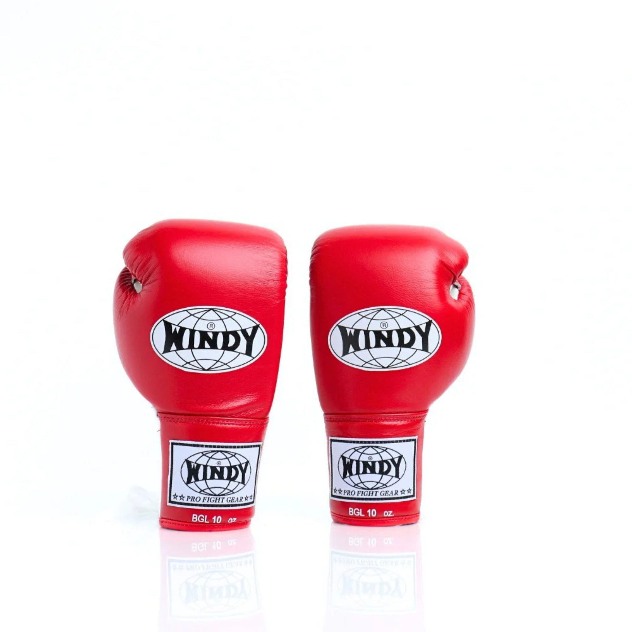Windy Lace-Up Boxing Gloves BGL Red/White