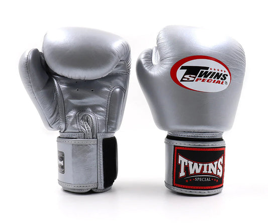 Twins Special Boxing Gloves - BGVL3 - Silver
