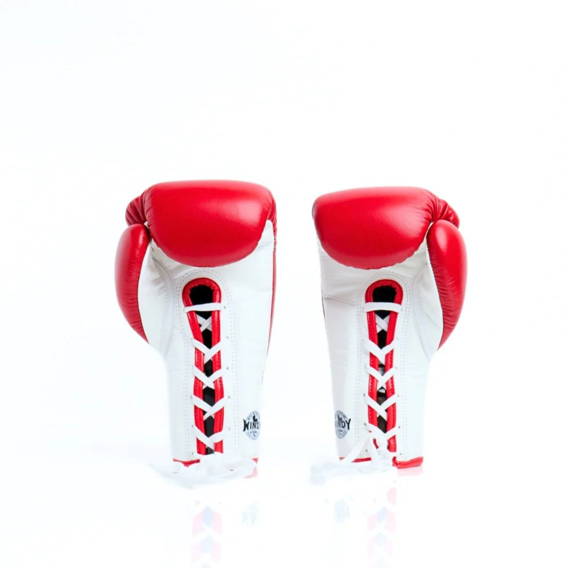 Windy Lace-Up Boxing Gloves BGL Red/White