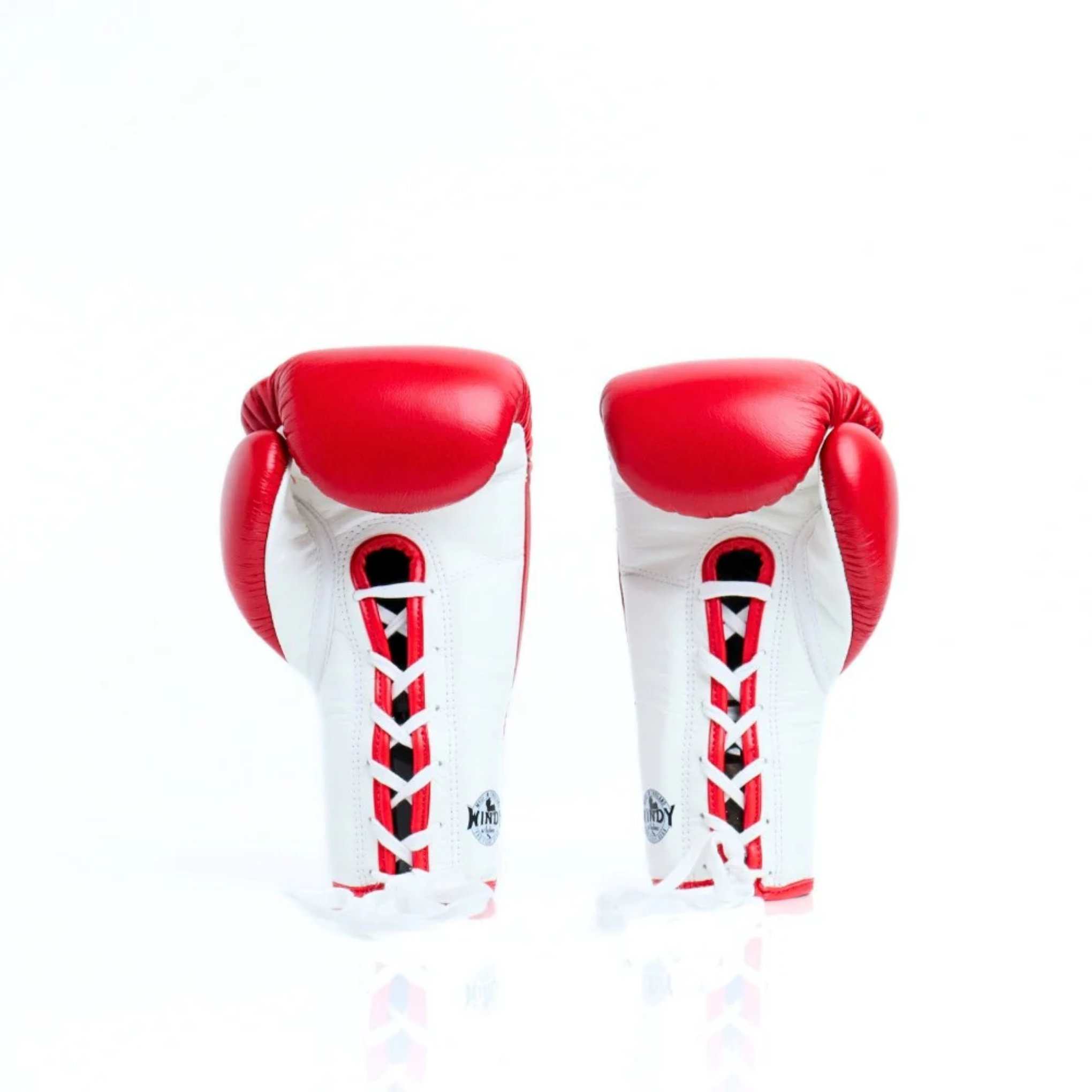 Windy Lace-Up Boxing Gloves BGL Red/White