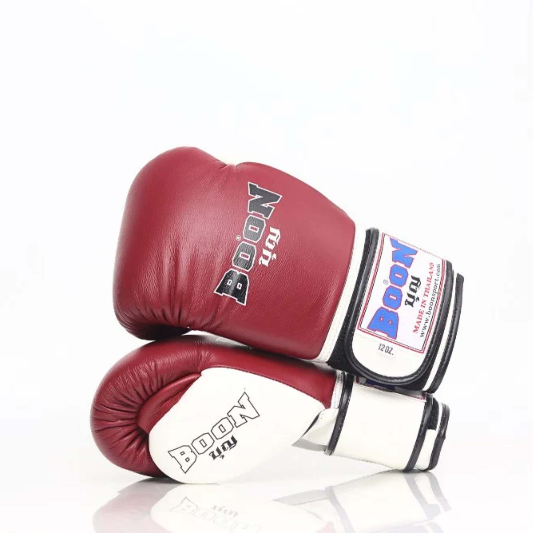 Boon Boxing Gloves BGCR Maroon/White