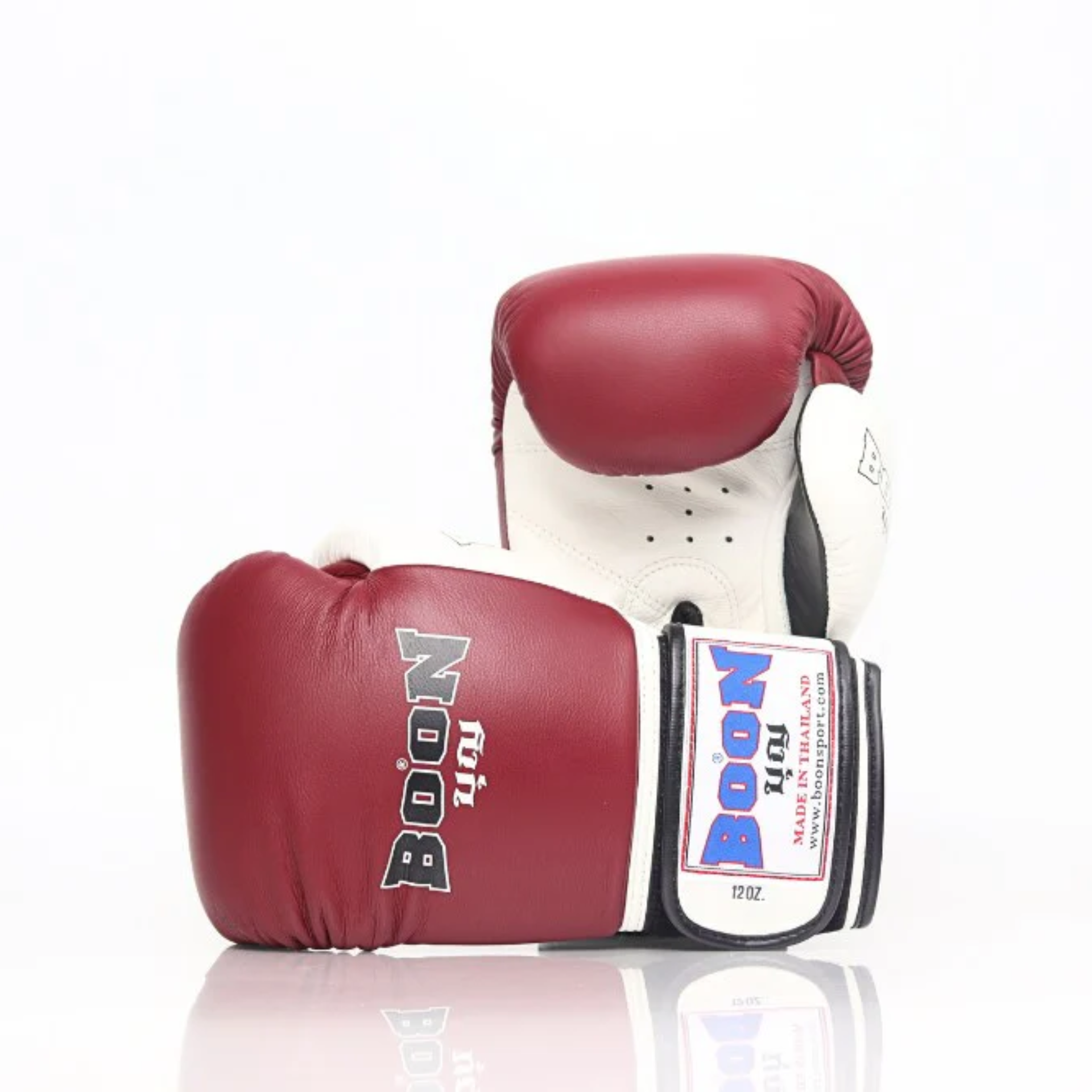 Boon Boxing Gloves BGCR Maroon/White