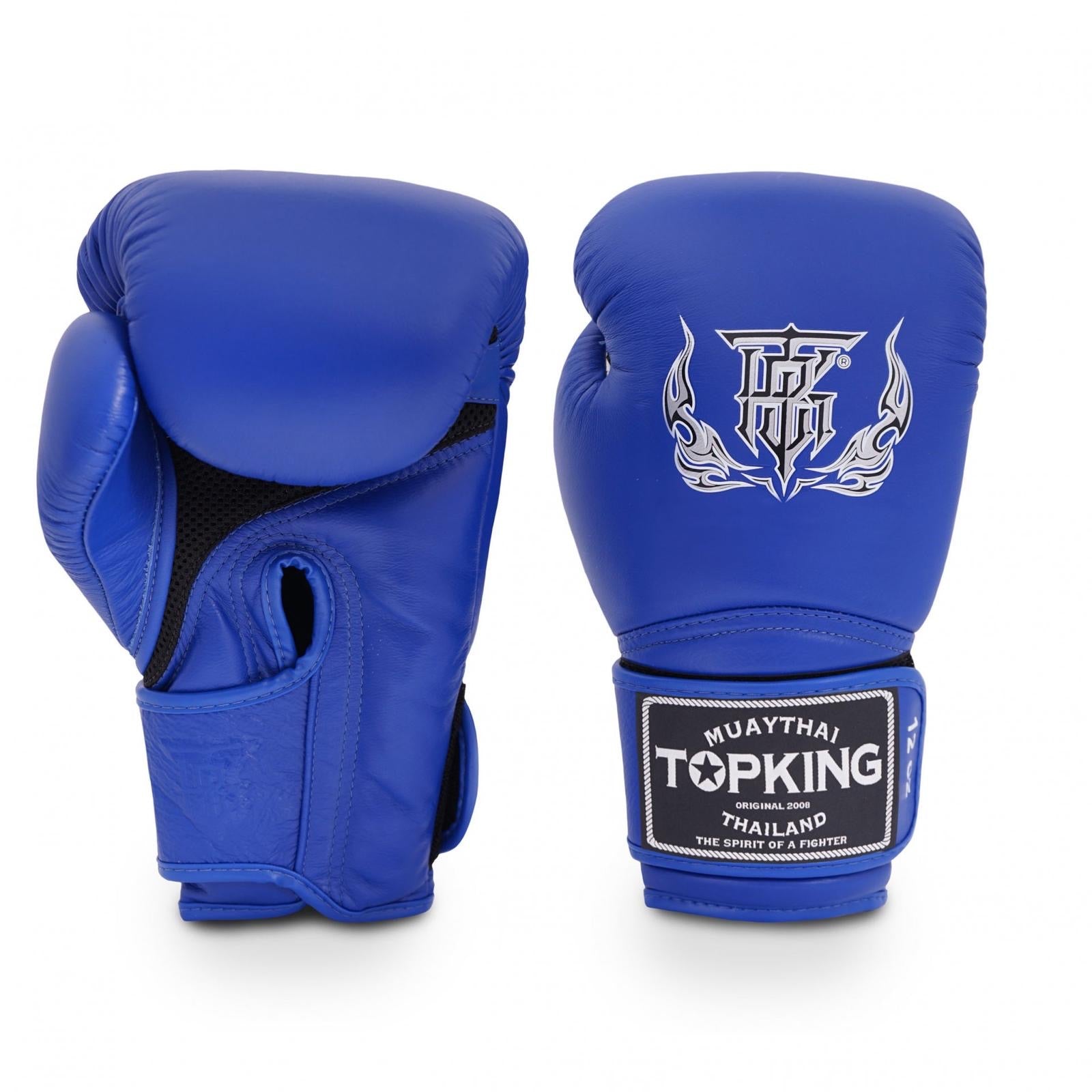 Top King Boxing Gloves – Super Single Tone Blue                  TKBGSA