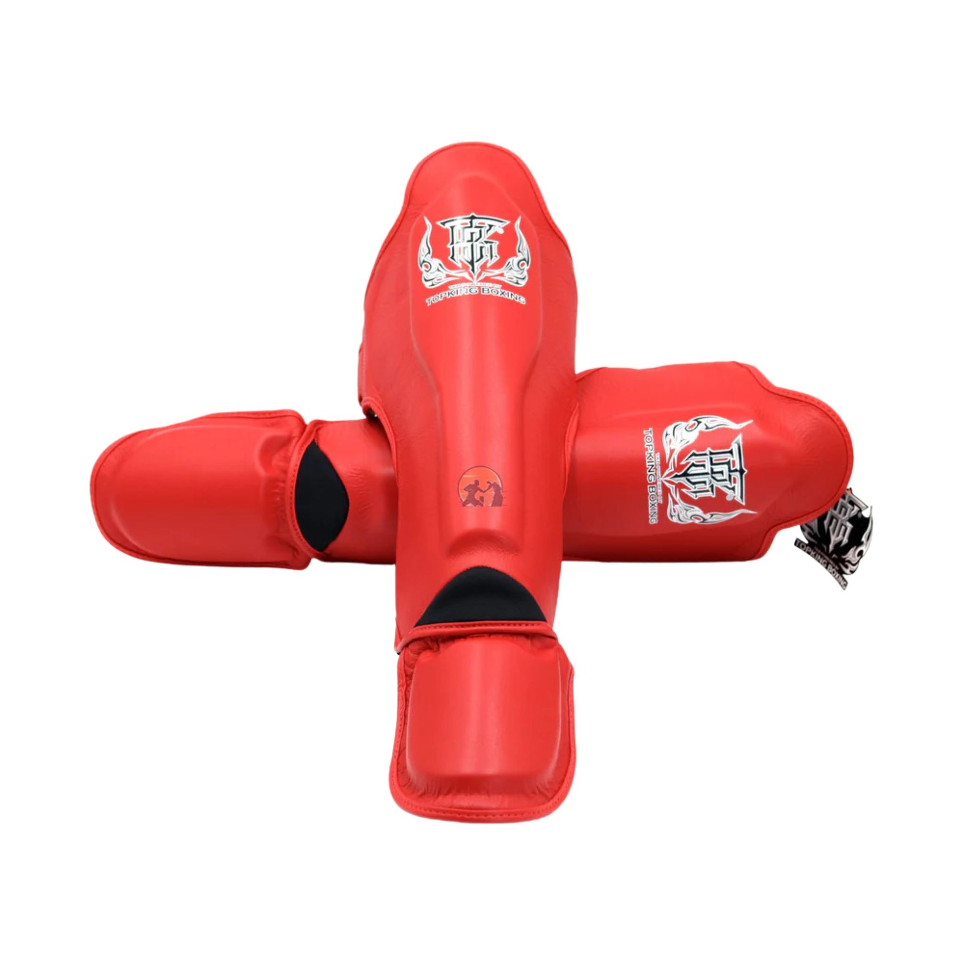 Top King Shin Guards TKSGP-GL Pro Red
