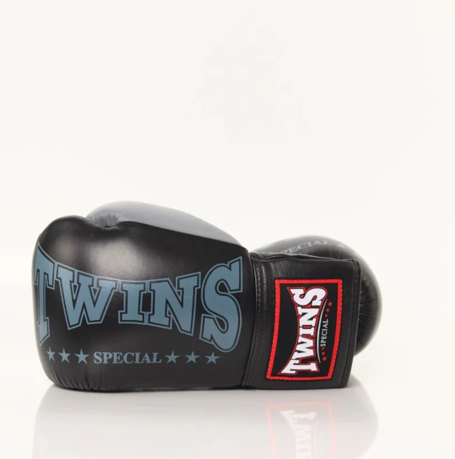 Twins Special Lace-Up Boxing Gloves BGLL1-2T Black/Grey