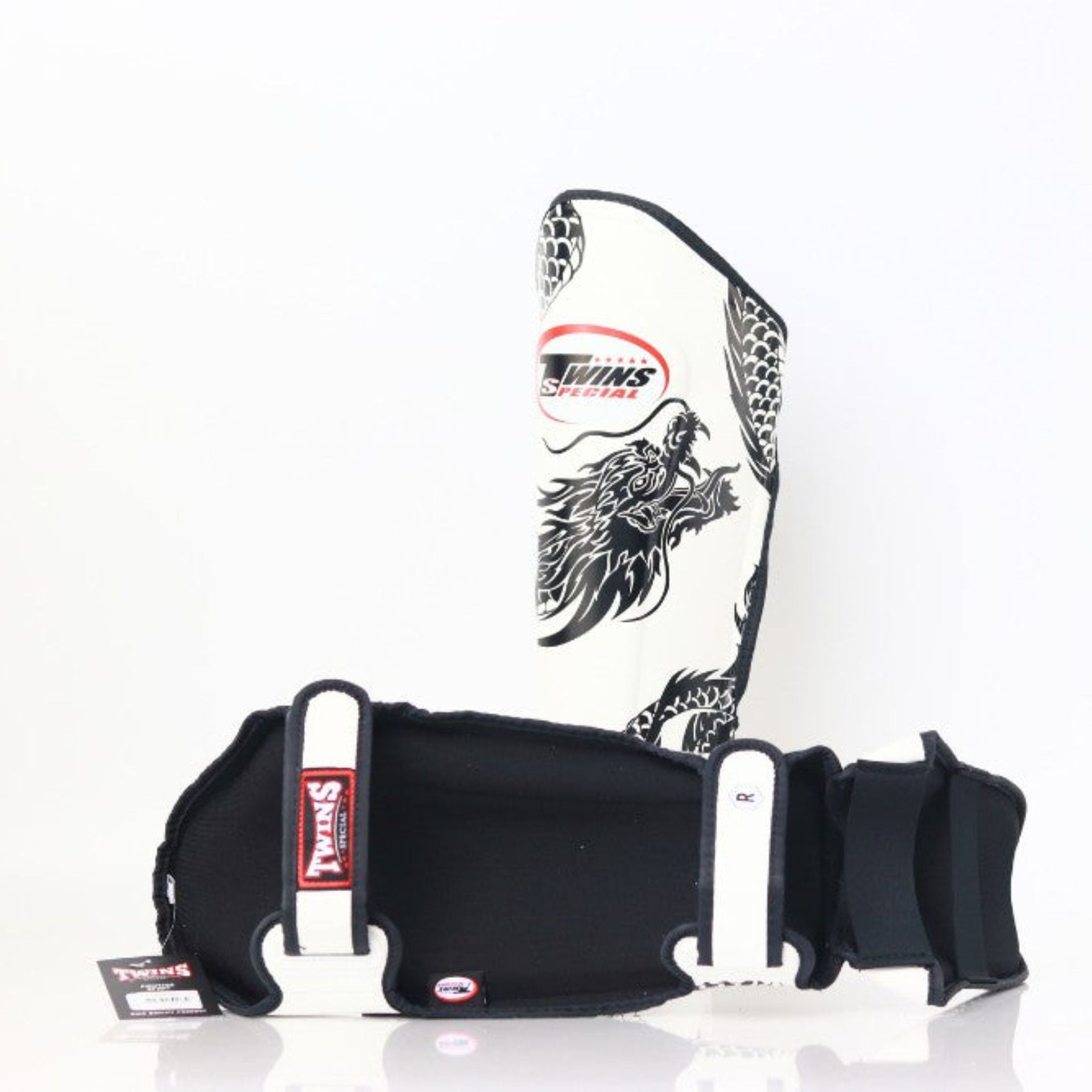 Twins Special Shin Guards FSGL10-49 Dragon Black/White