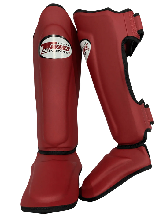 Twins Special Shin Guards - SGL-10 - Maroon