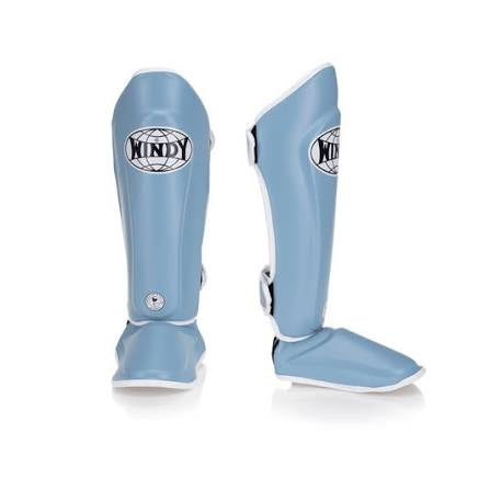 Windy Proline Leather Shin Guard - Baby Blue