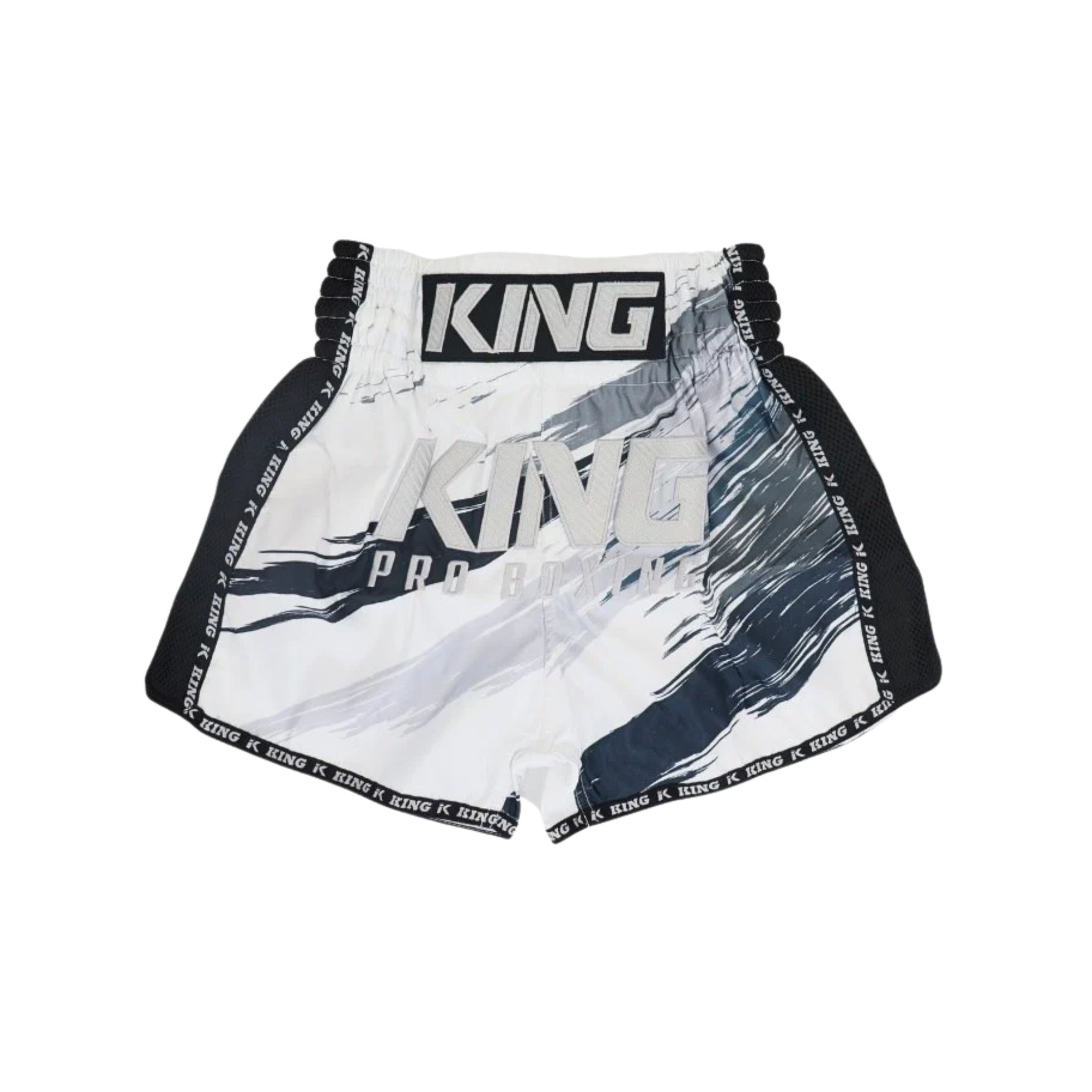 King Pro Boxing Shorts NEW WAVE White