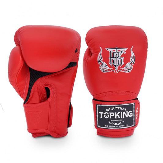Top King Boxing Gloves – Super Single Tone Red                  TKBGSA