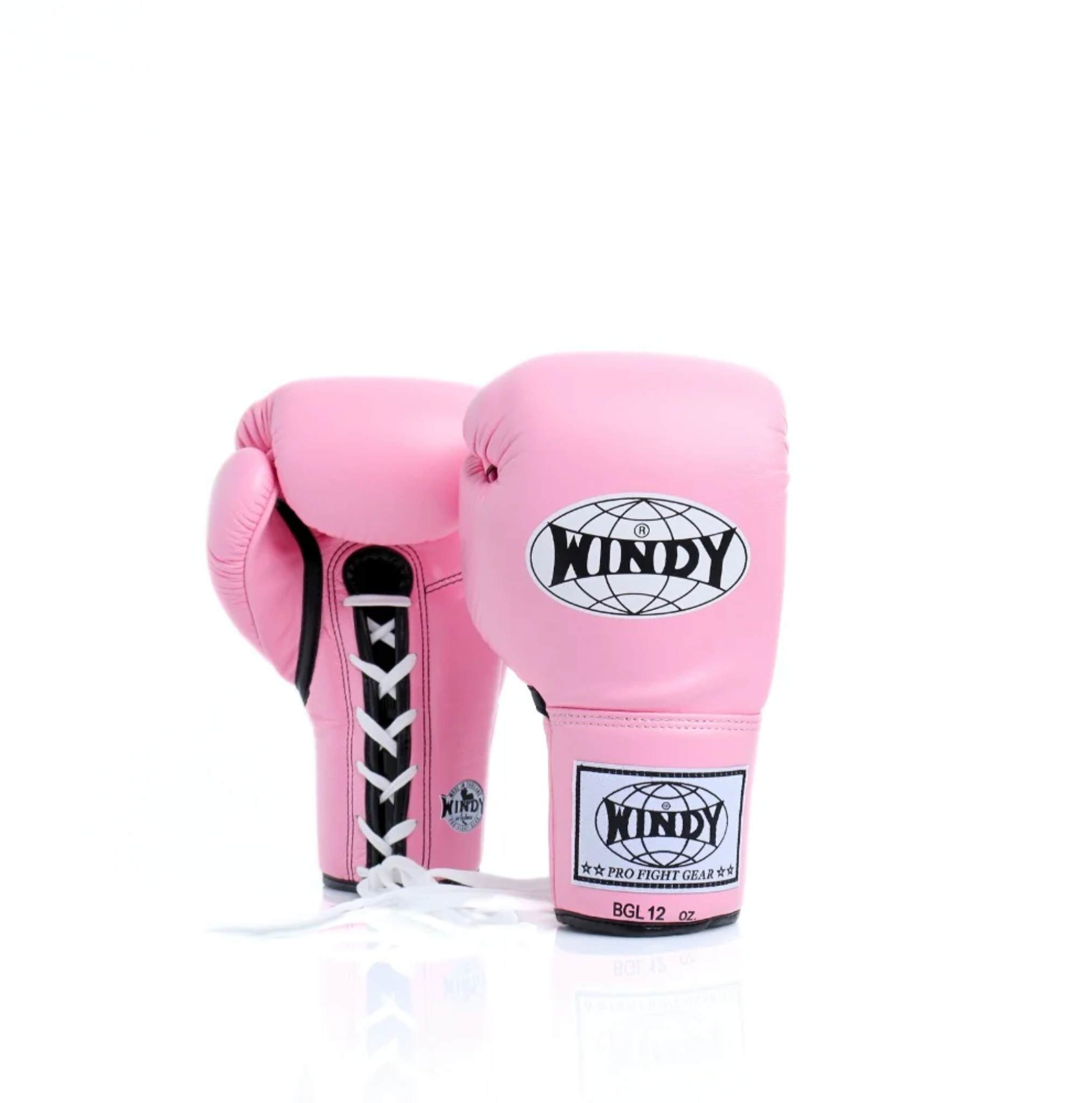 Windy Lace-Up Boxing Gloves BGL Pink