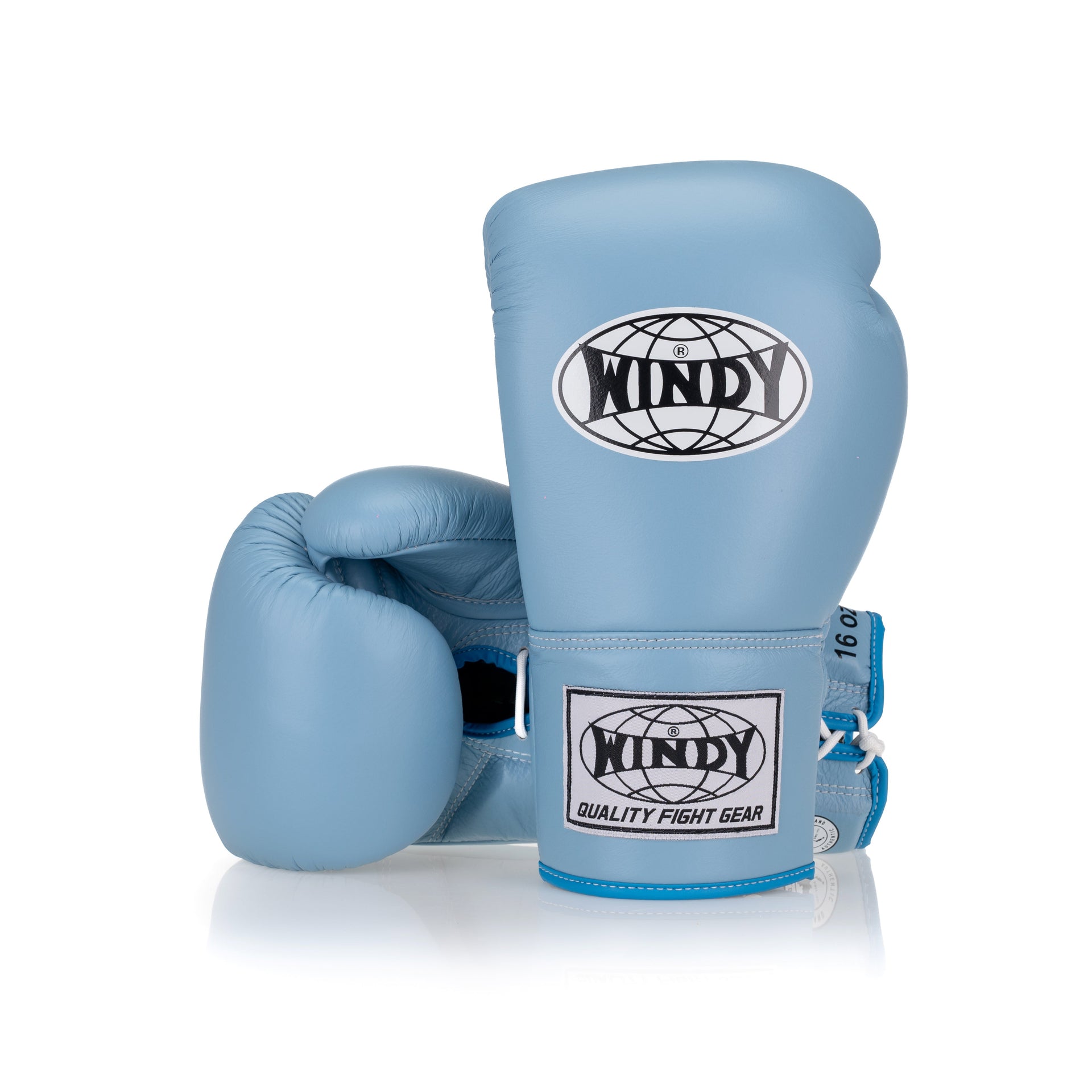 Windy Classic Leather Boxing Gloves - Baby Blue